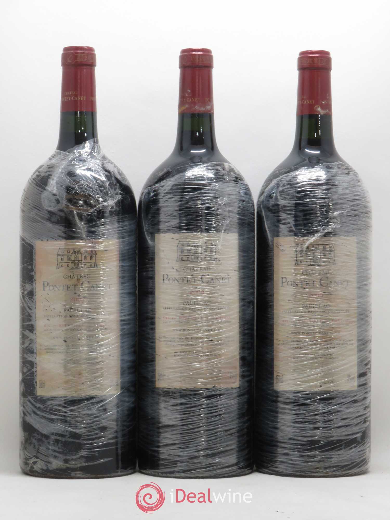 Château Pontet Canet 5ème Grand Cru Classé 2009 - Lot de 3 magnums - 1