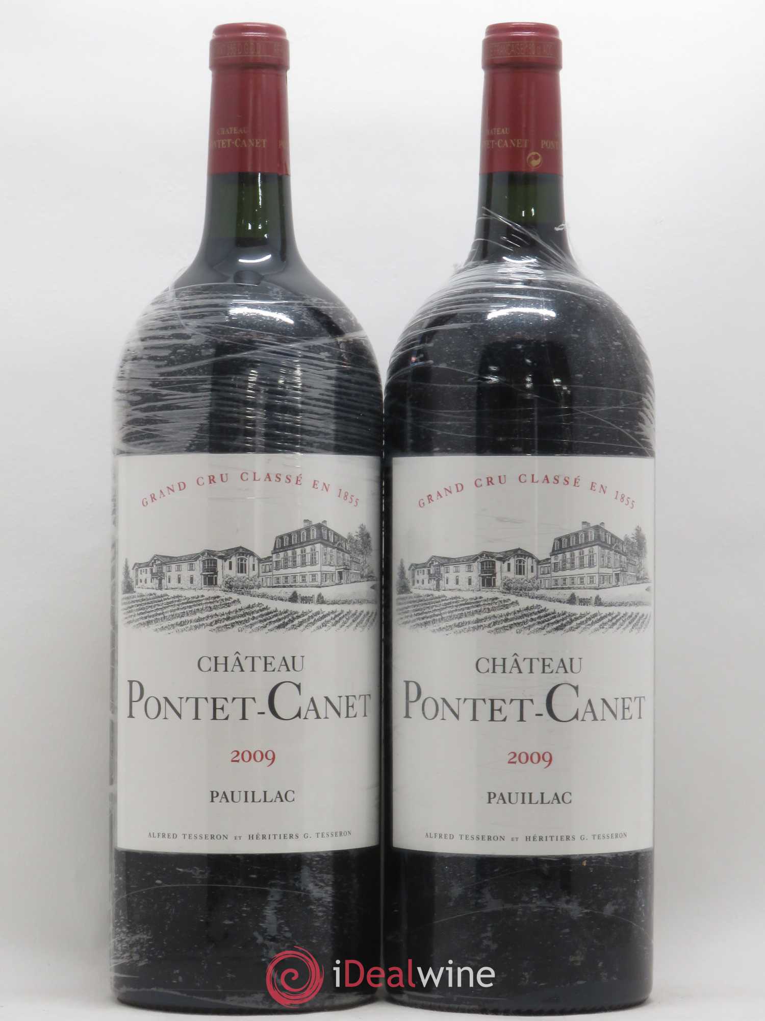 Château Pontet Canet 5ème Grand Cru Classé 2009 - Lot de 2 magnums - 0