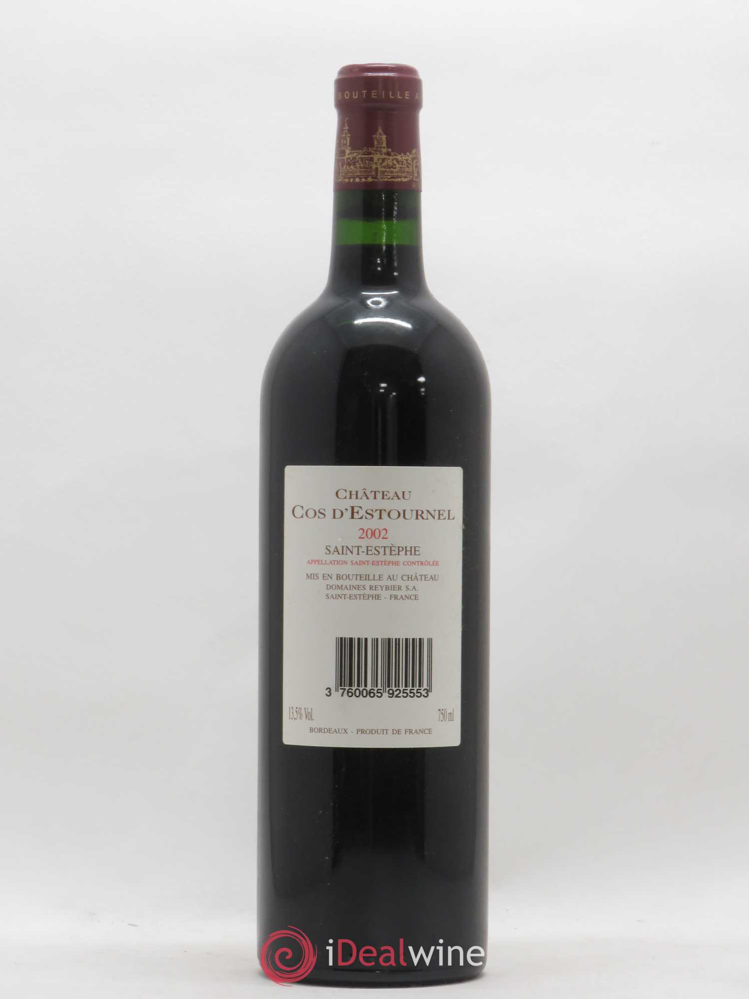 Cos d'Estournel 2ème Grand Cru Classé 2002 - Lot de 1 bouteille - 1
