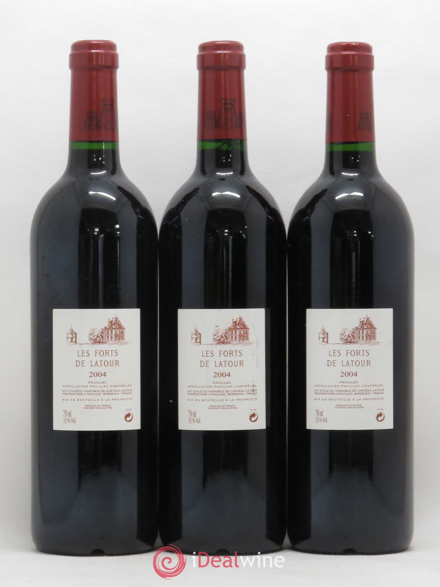 Les Forts de Latour Second Vin 2004 - Lot de 3 bouteilles - 1