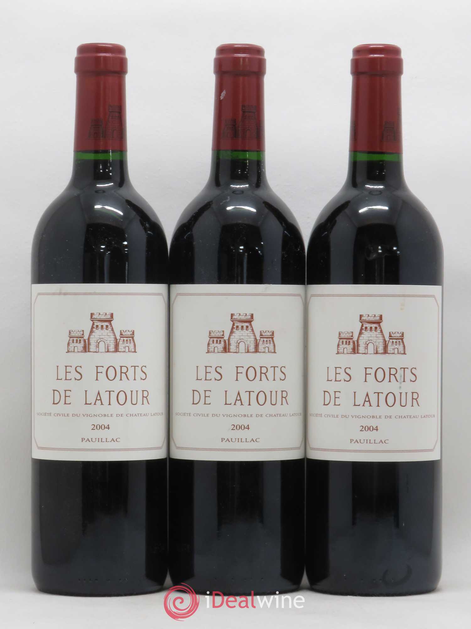Les Forts de Latour Second Vin 2004 - Lot de 3 bouteilles - 0