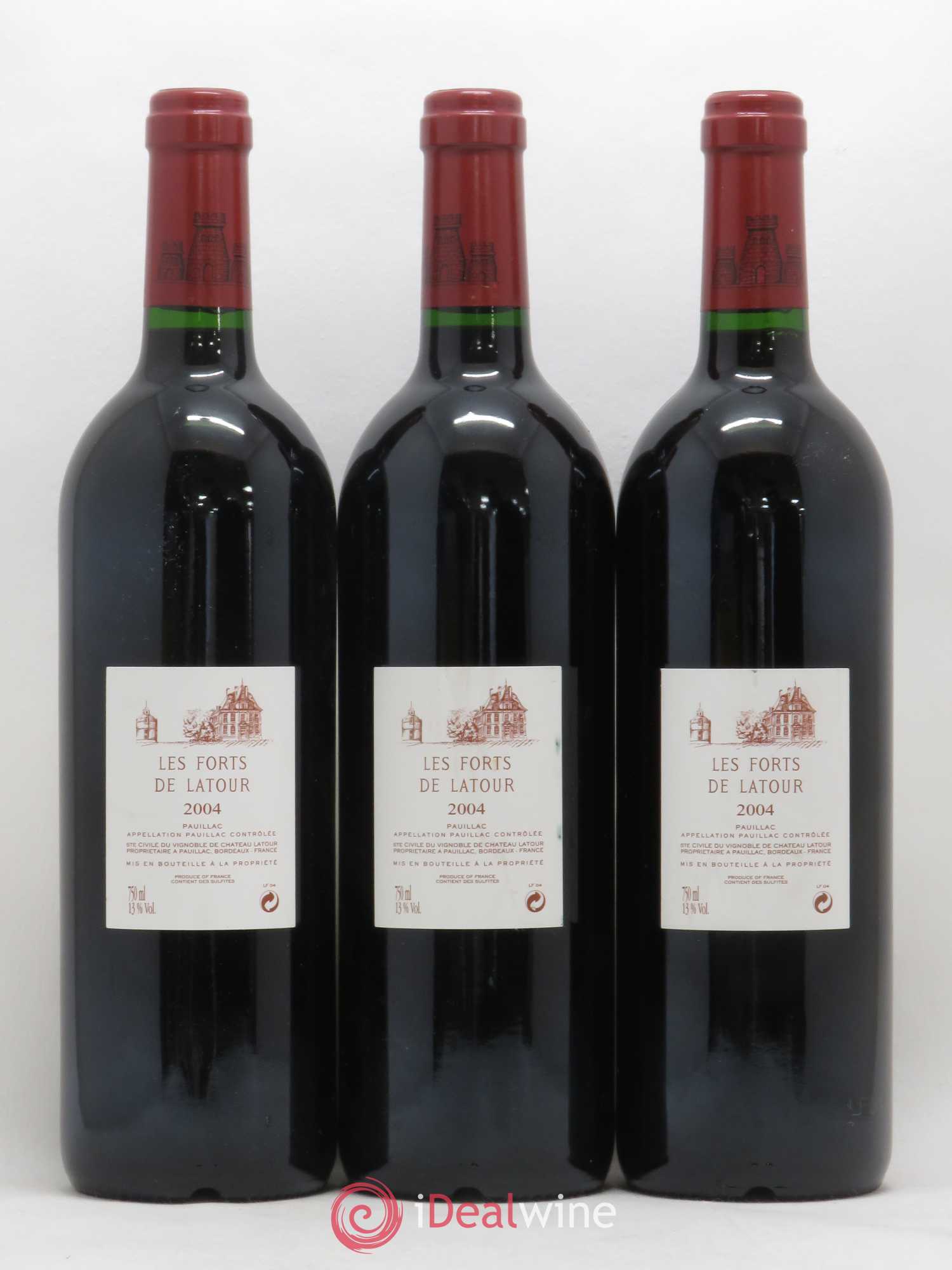 Les Forts de Latour Second Vin 2004 - Lot de 3 bouteilles - 1