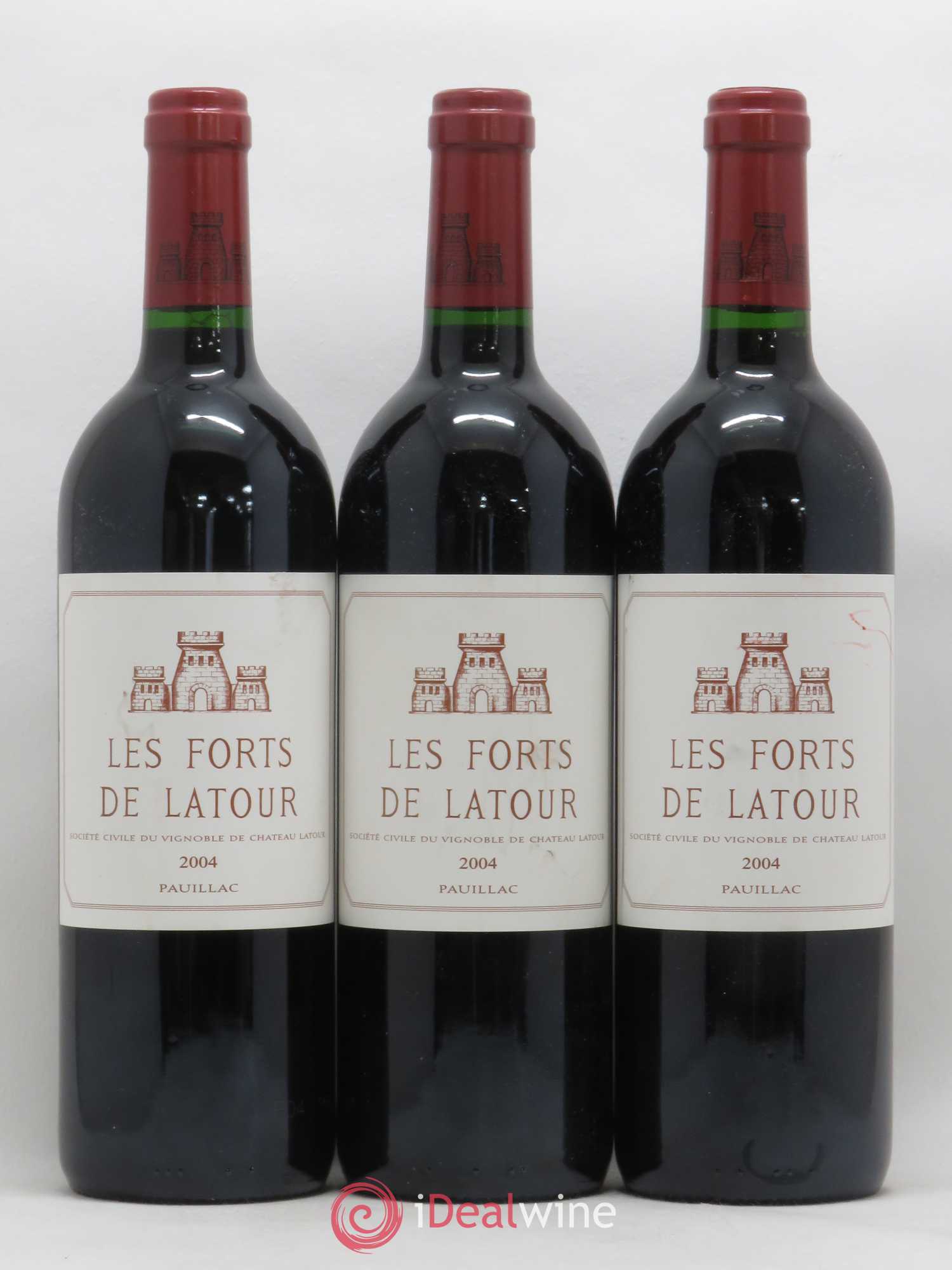 Les Forts de Latour Second Vin 2004 - Lot de 3 bouteilles - 0