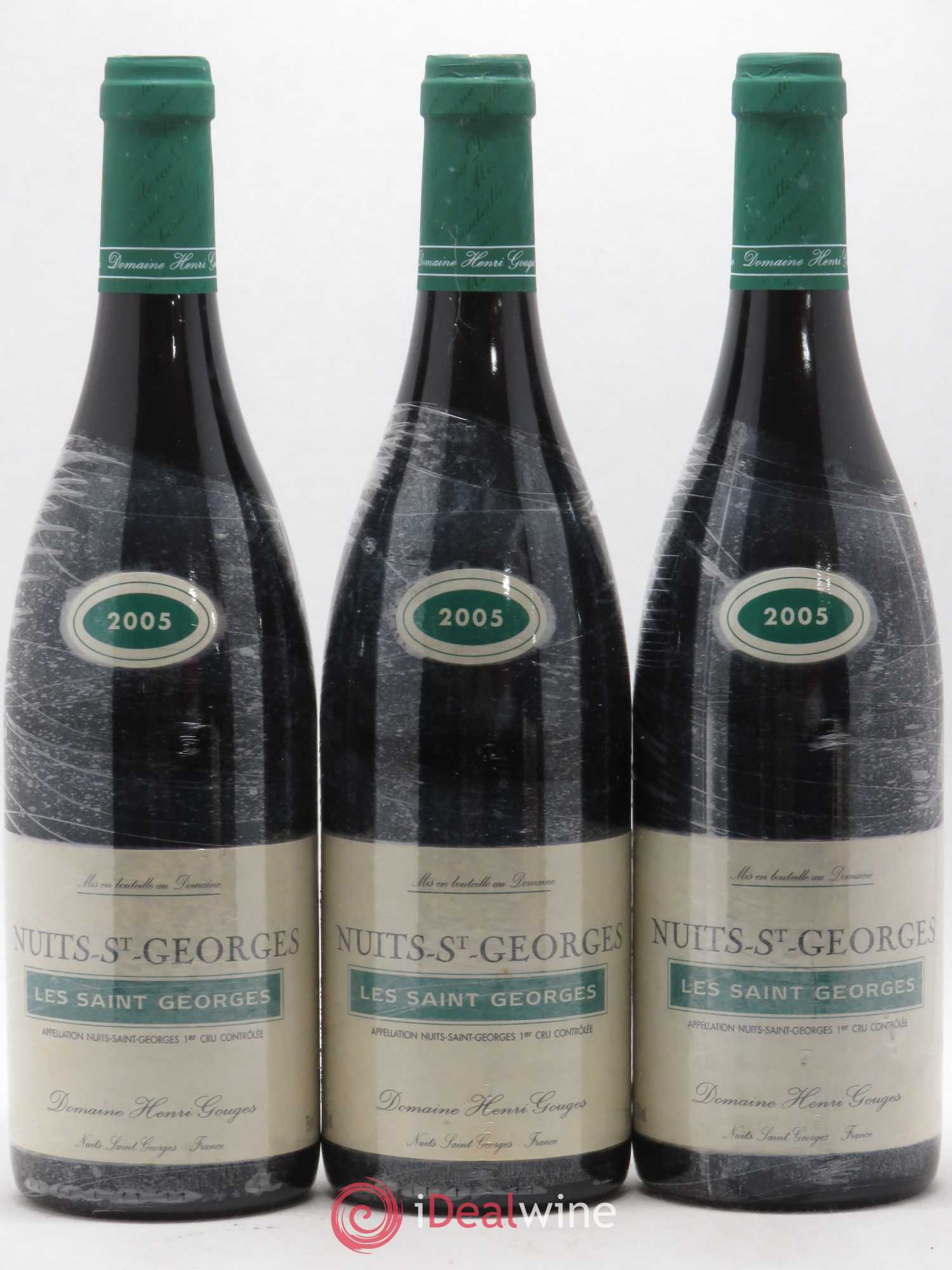 Nuits-Saint-Georges 1er Cru Les Saints Georges Henri Gouges 2005 - Lot de 3 bouteilles - 0