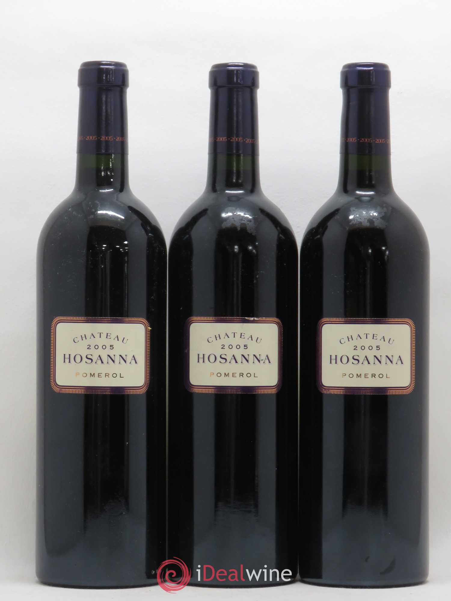 Château Hosanna 2005 - Lot de 3 bouteilles - 0