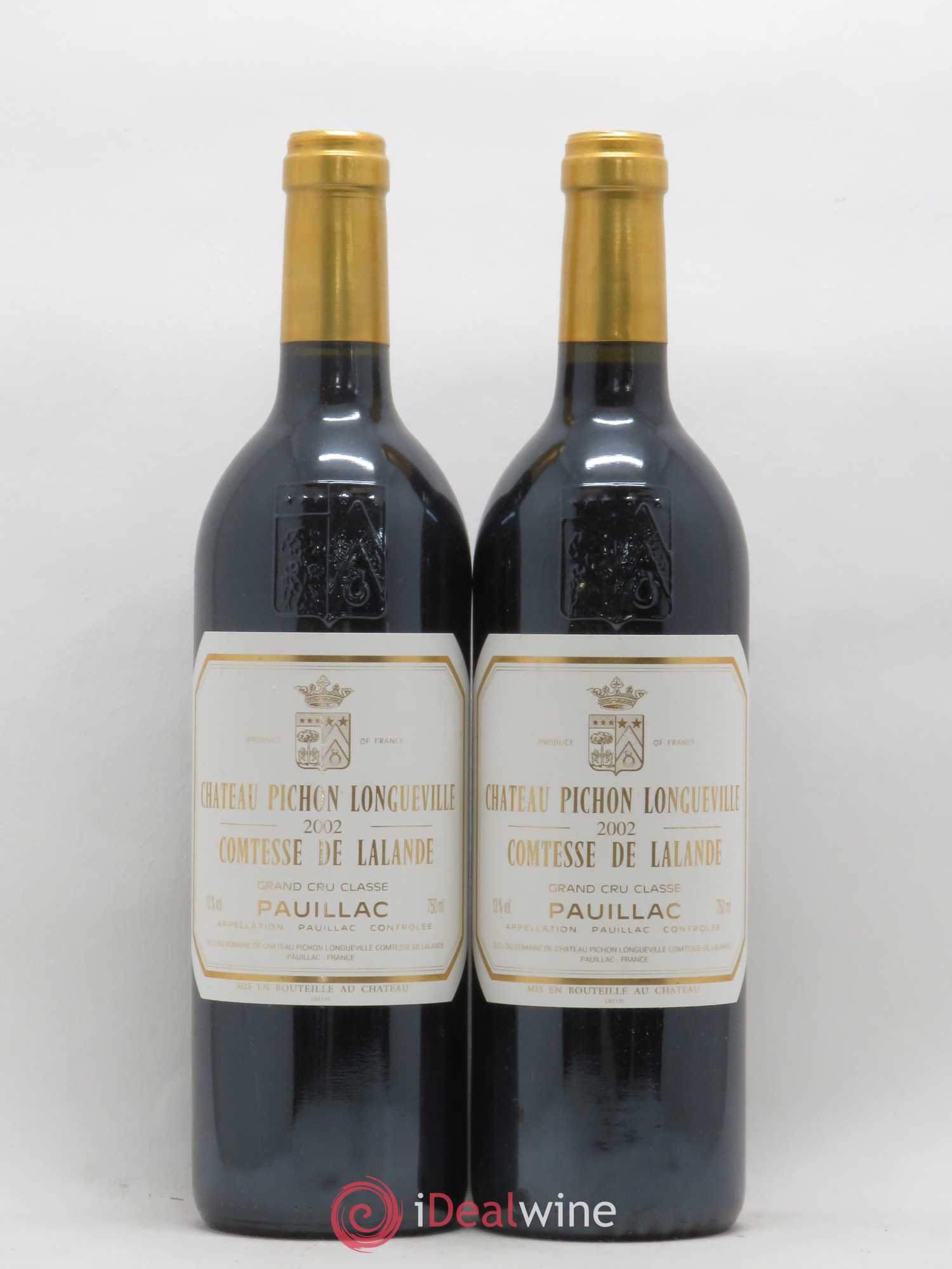 Château Pichon Longueville Comtesse de Lalande 2ème Grand Cru Classé 2002 - Lot de 2 bouteilles - 0
