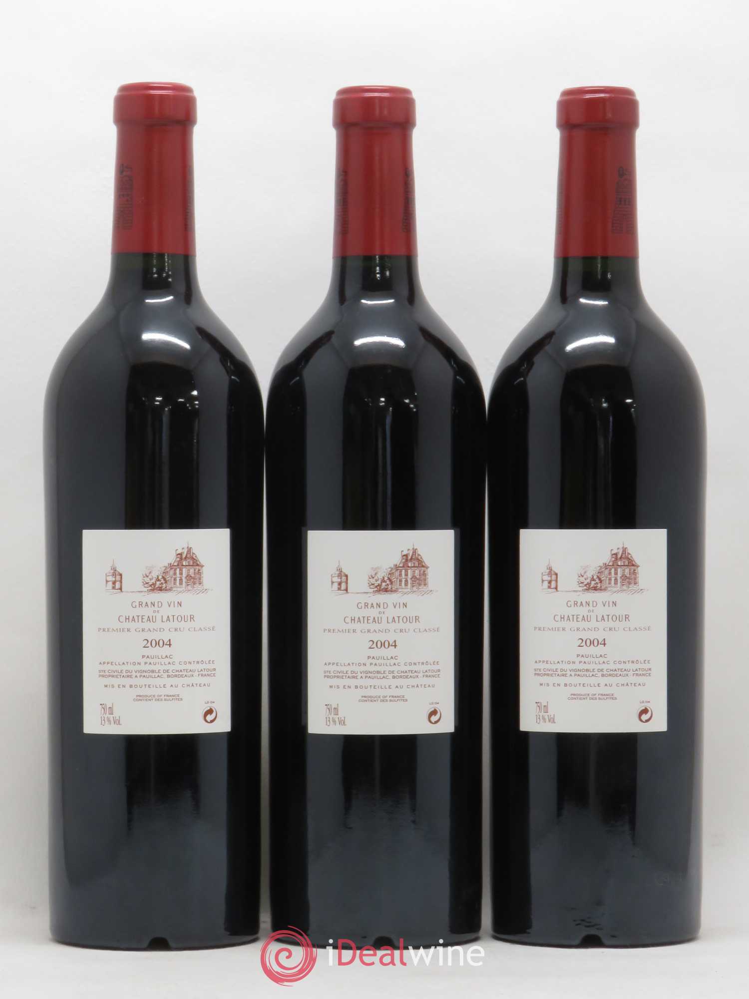 Château Latour 1er Grand Cru Classé 2004 - Lot de 12 bouteilles - 2