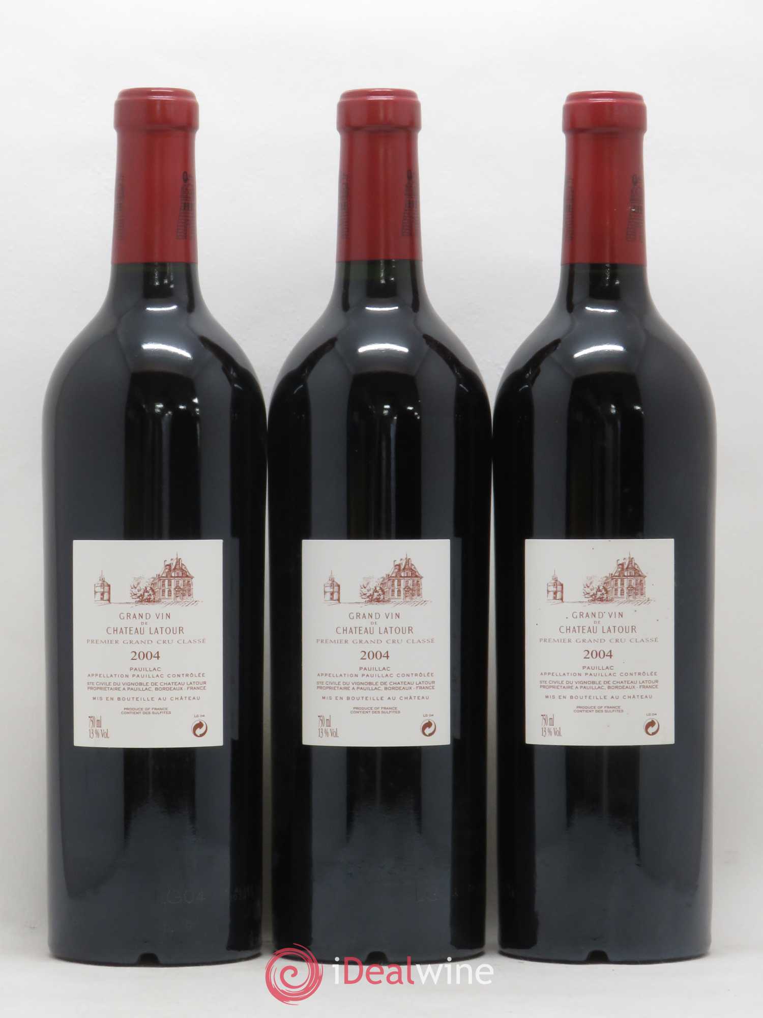 Château Latour 1er Grand Cru Classé 2004 - Lot de 12 bouteilles - 4
