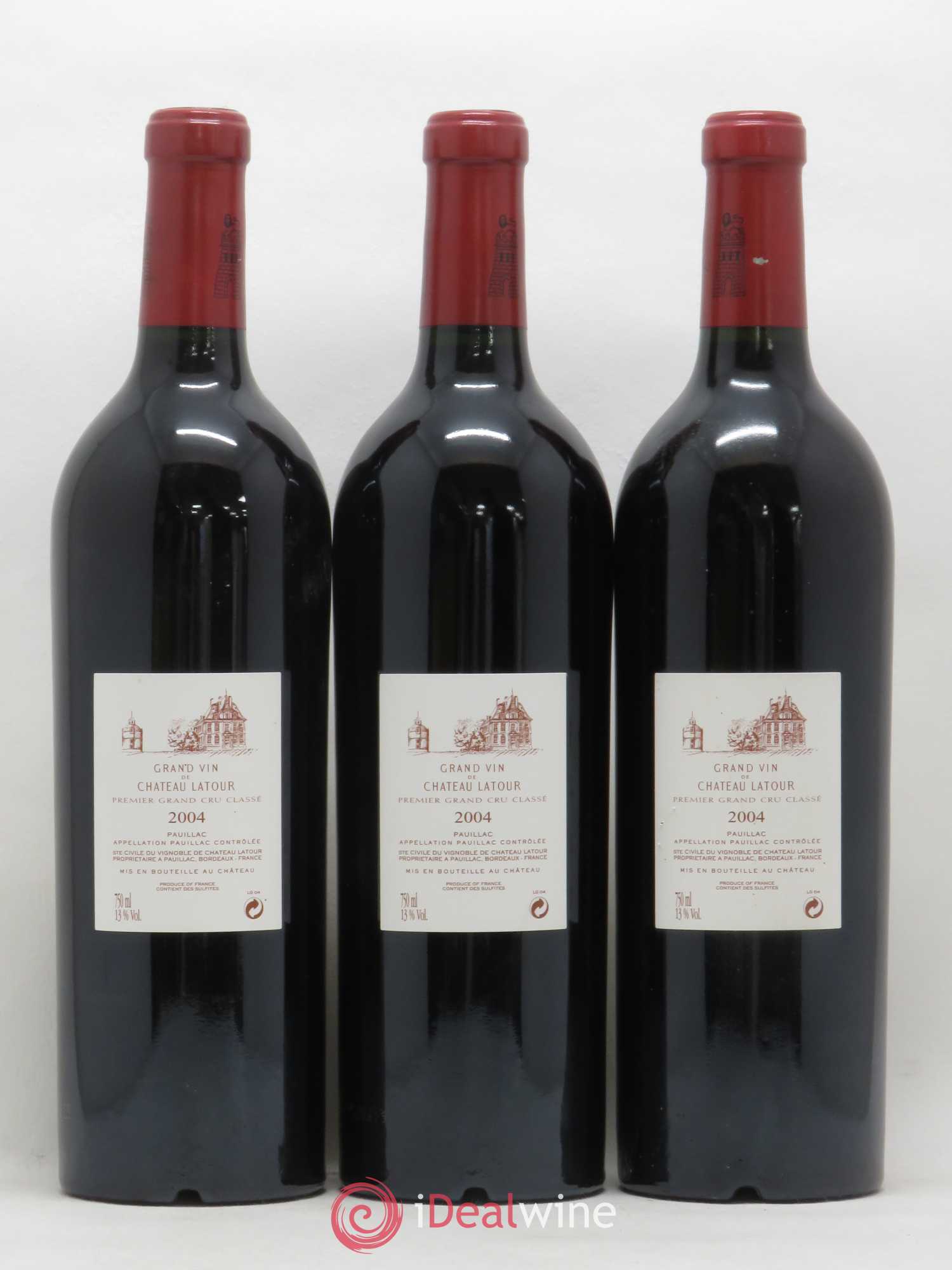 Château Latour 1er Grand Cru Classé 2004 - Lot de 12 bouteilles - 6