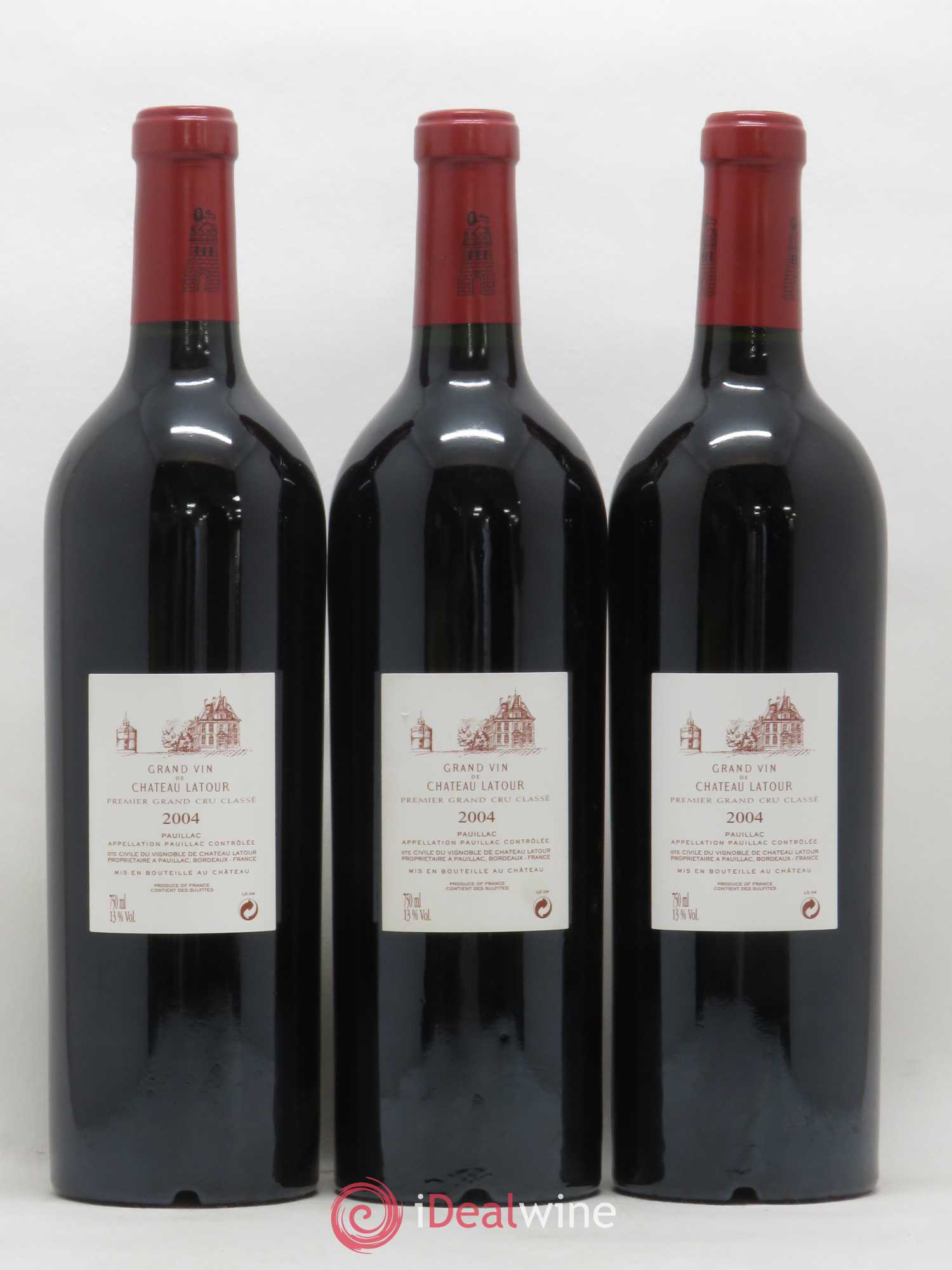 Château Latour 1er Grand Cru Classé 2004 - Lot de 12 bouteilles - 8