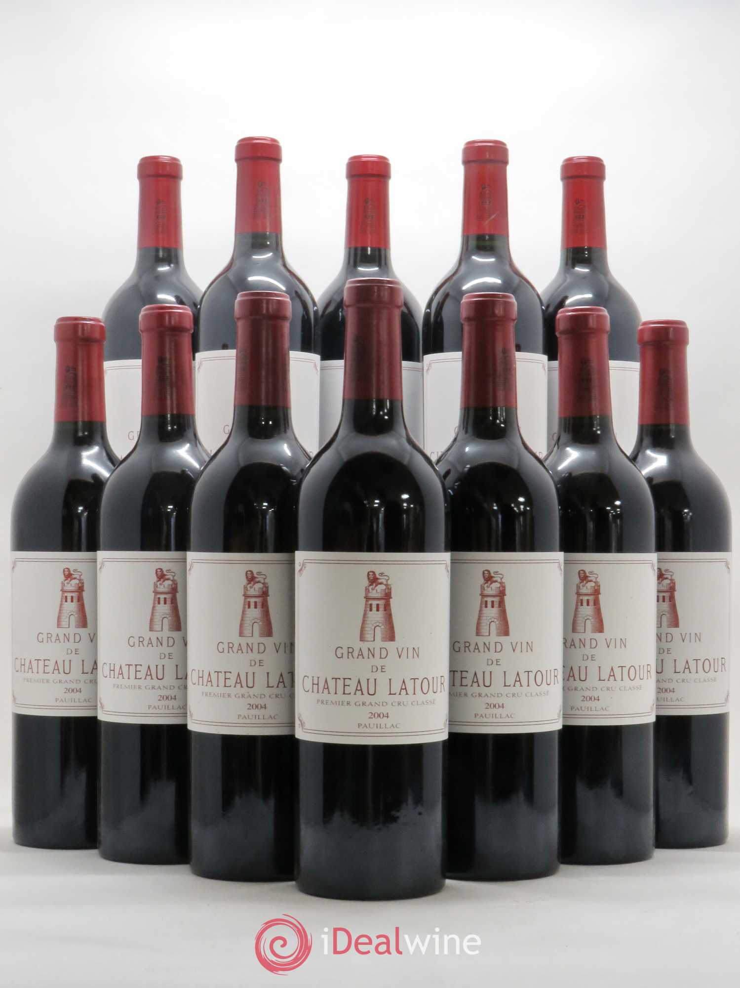 Château Latour 1er Grand Cru Classé 2004 - Lot de 12 bouteilles - 0