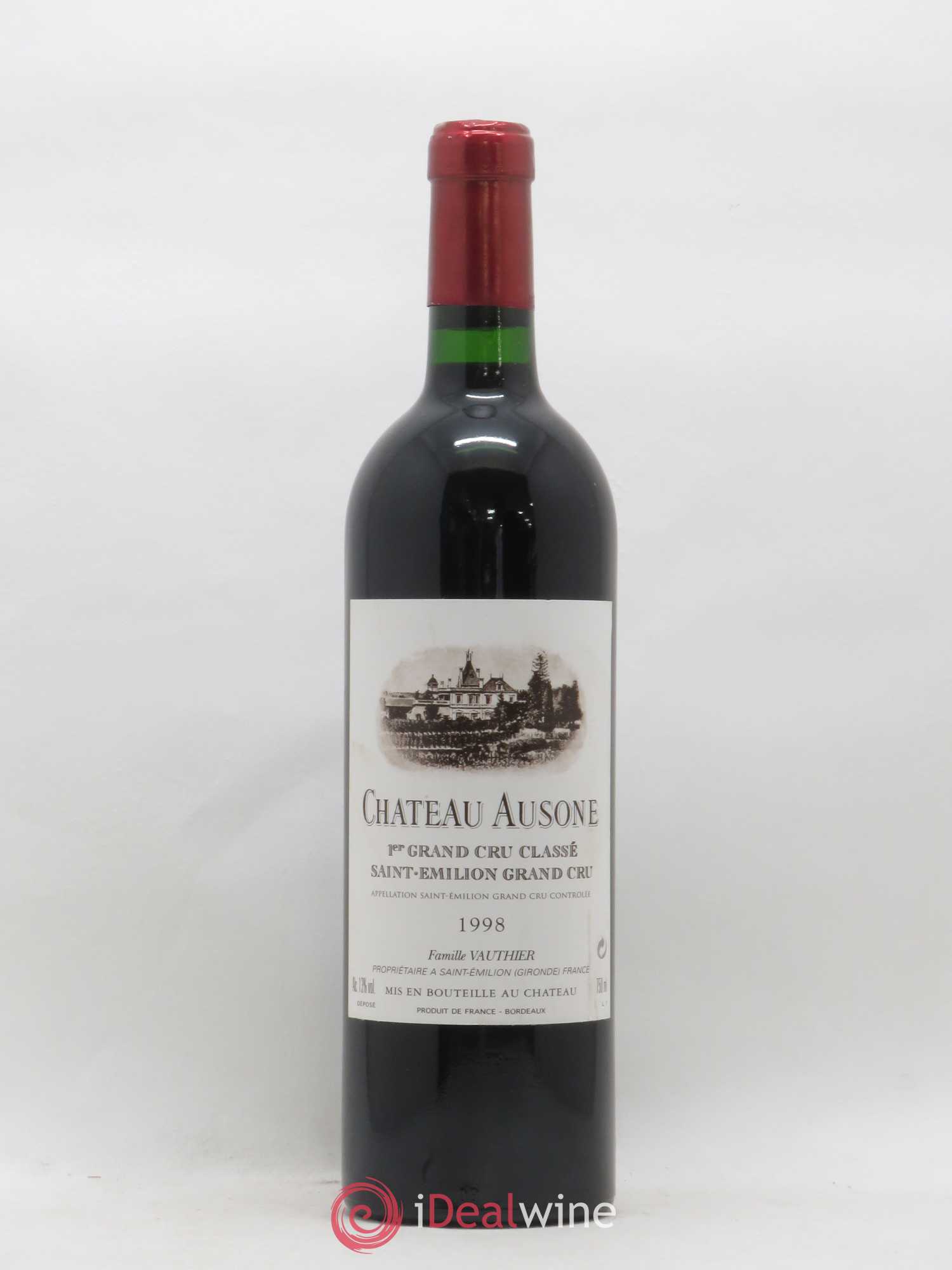 Château Ausone 1er Grand Cru Classé A 1998 - Lot de 1 bouteille - 0