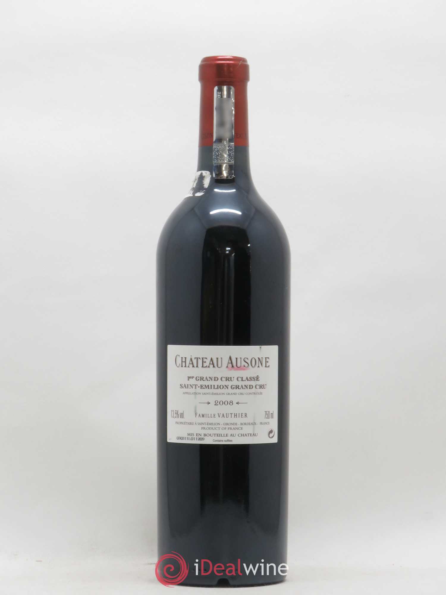 Château Ausone 1er Grand Cru Classé A 2008 - Lot de 1 bouteille - 1