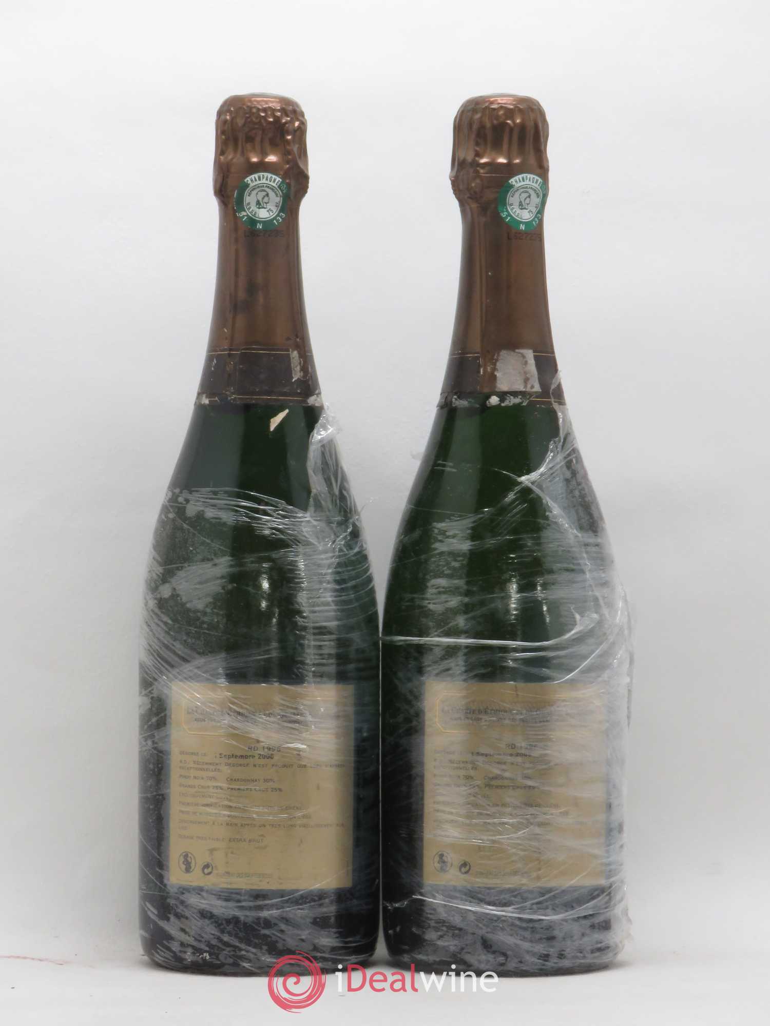 R.D. Extra-Brut Bollinger 1996 - Lot de 2 bouteilles - 1