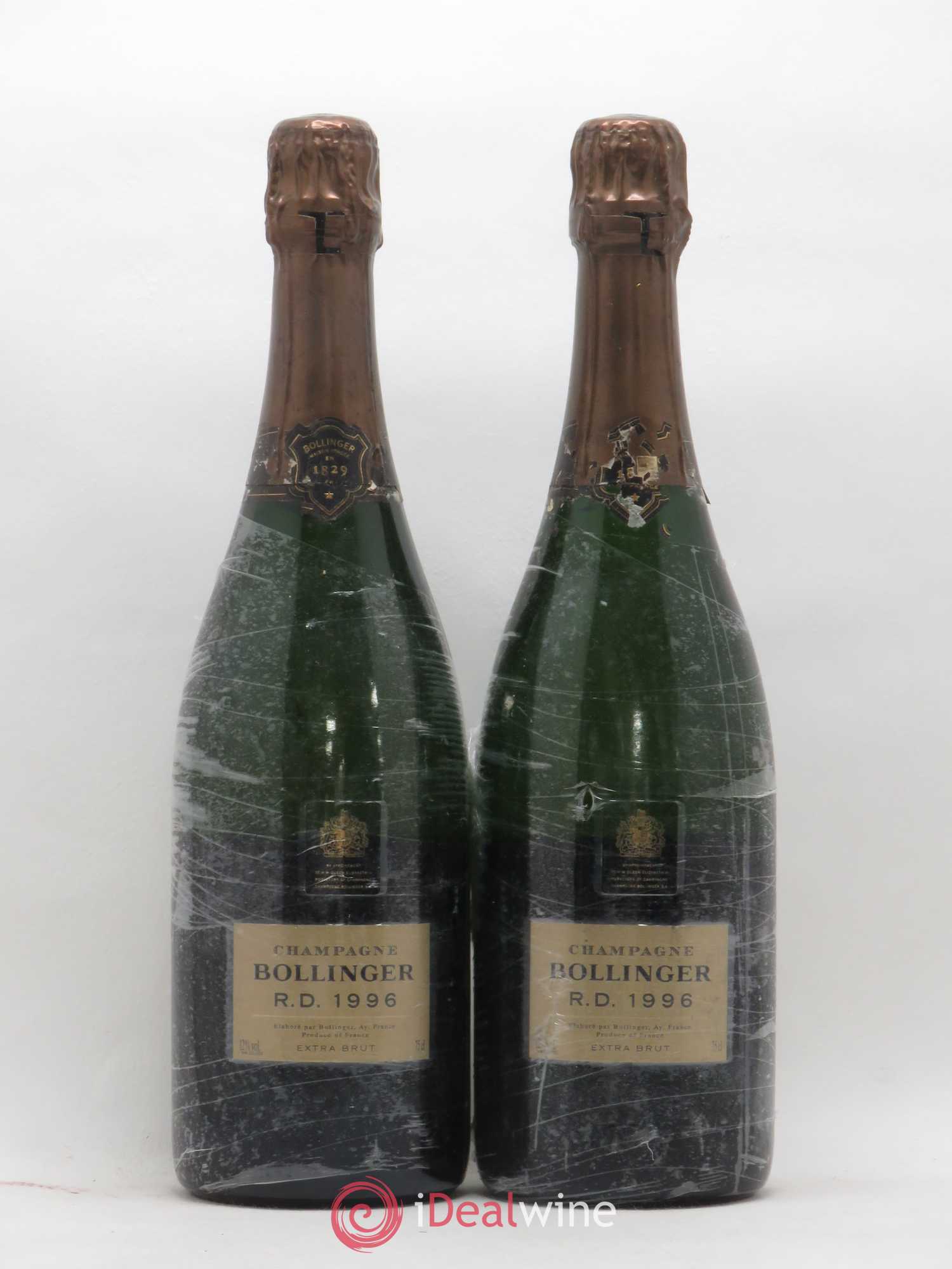 R.D. Extra-Brut Bollinger 1996 - Lot de 2 bouteilles - 0