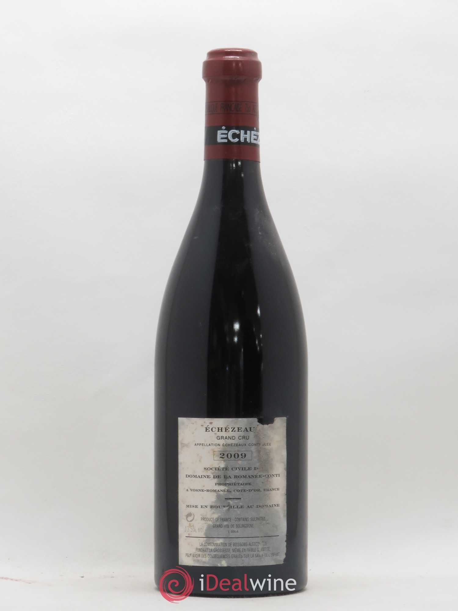 Echezeaux Grand Cru Domaine de la Romanée-Conti 2009 - Lot de 1 bouteille - 1