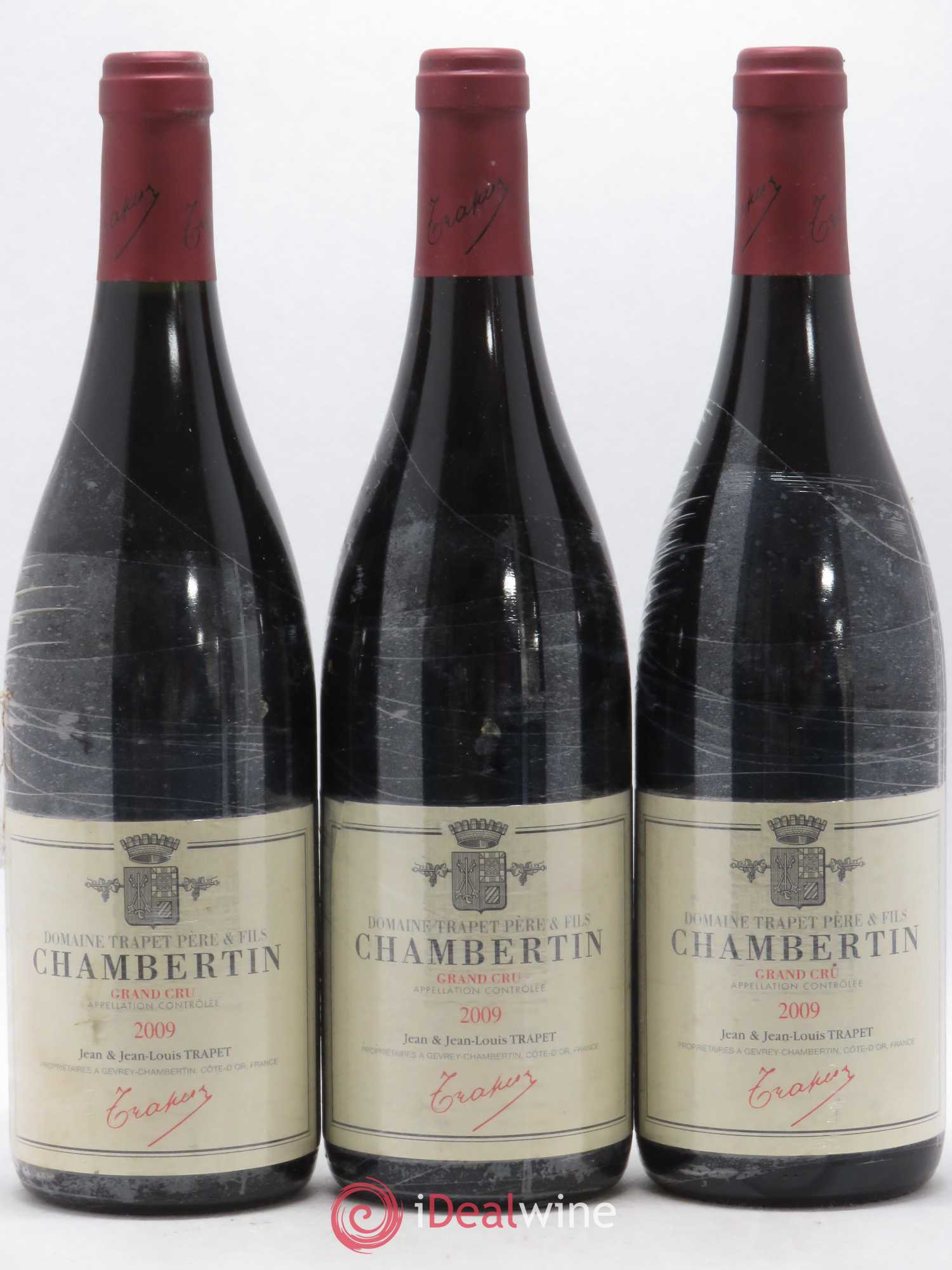 Chambertin Grand Cru Domaine Trapet 2009 - Lot de 3 bouteilles - 0