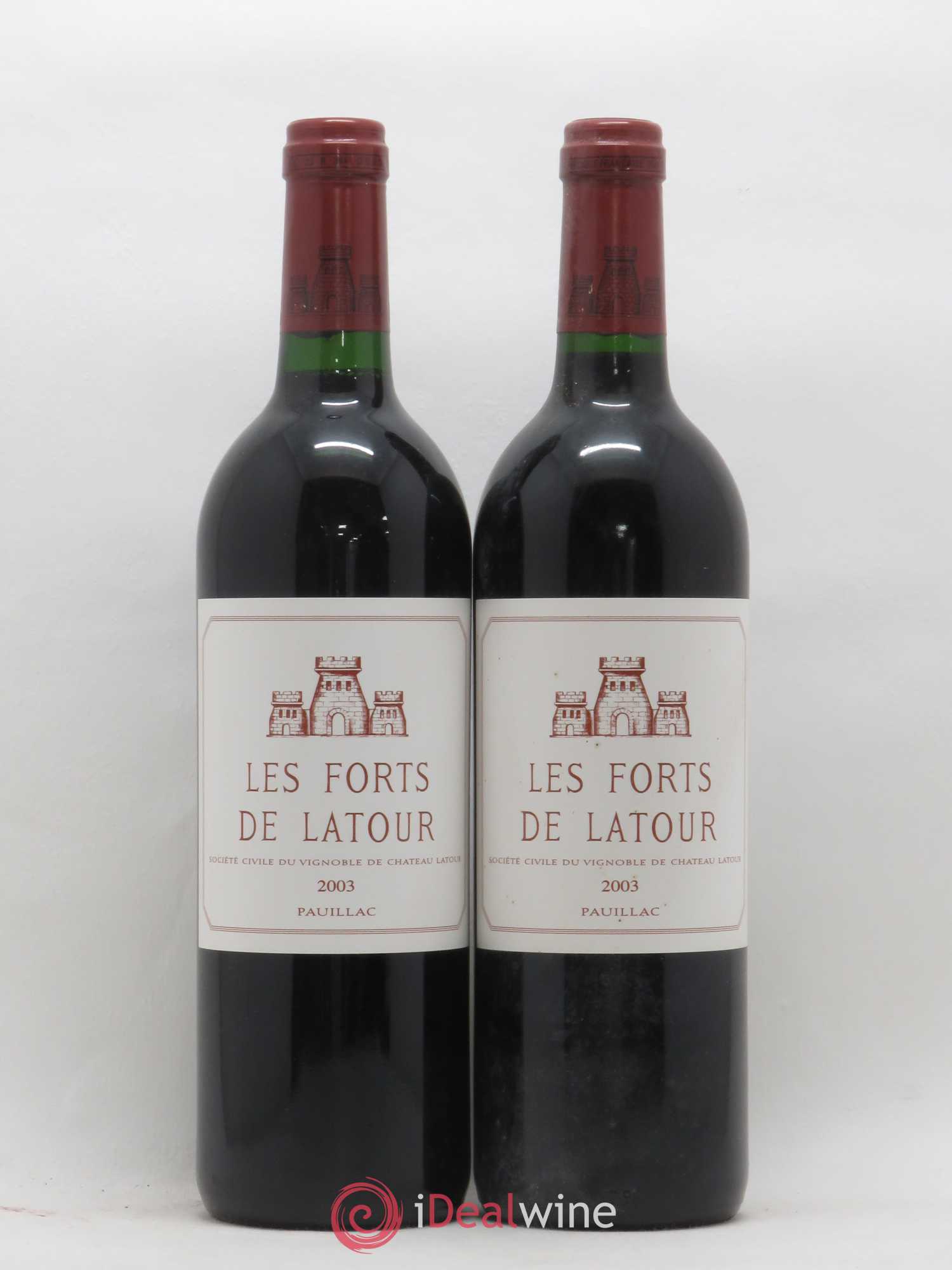 Les Forts de Latour Second Vin 2003 - Lot de 2 bouteilles - 0