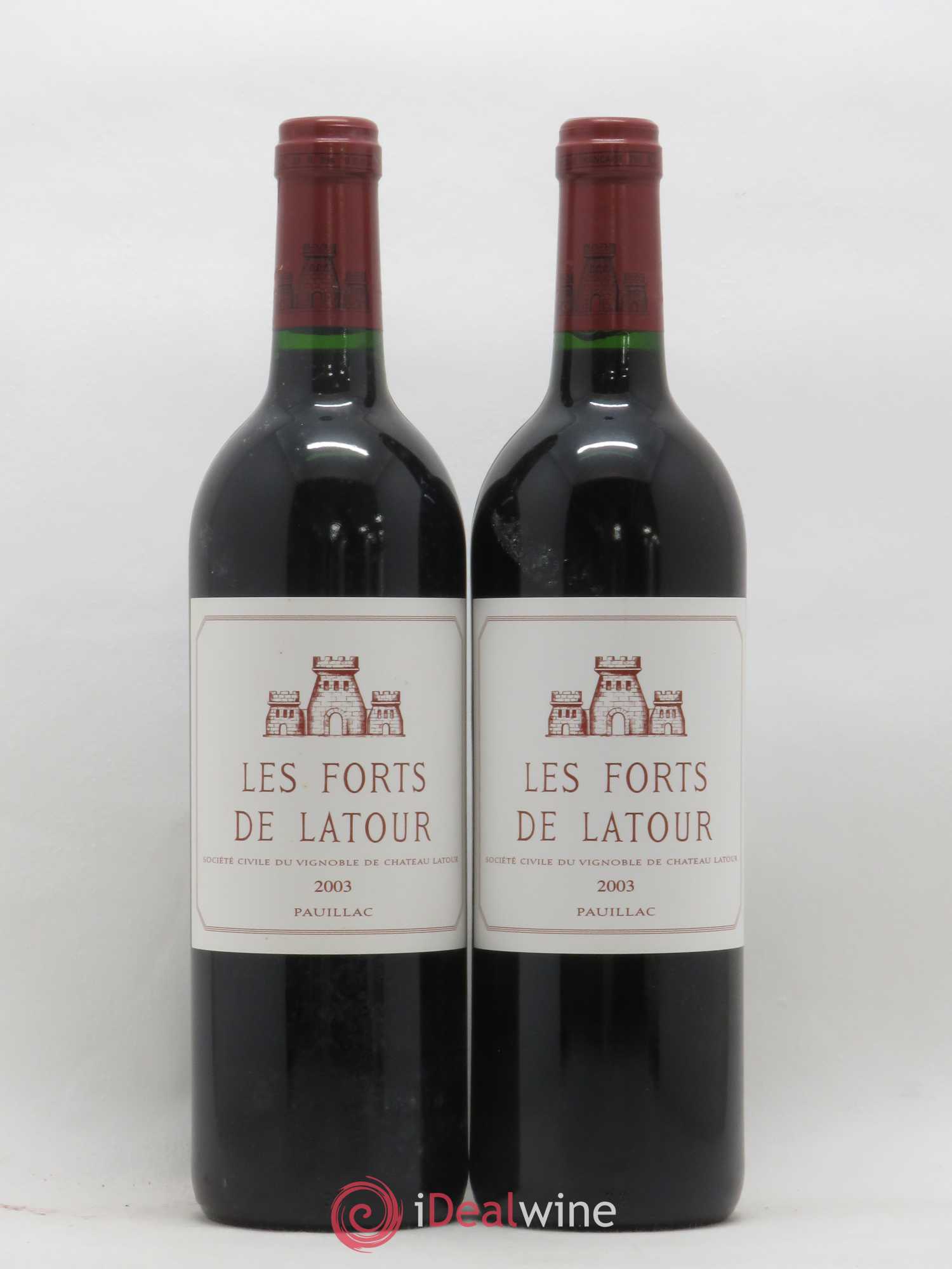 Les Forts de Latour Second Vin 2003 - Lot de 2 bouteilles - 0