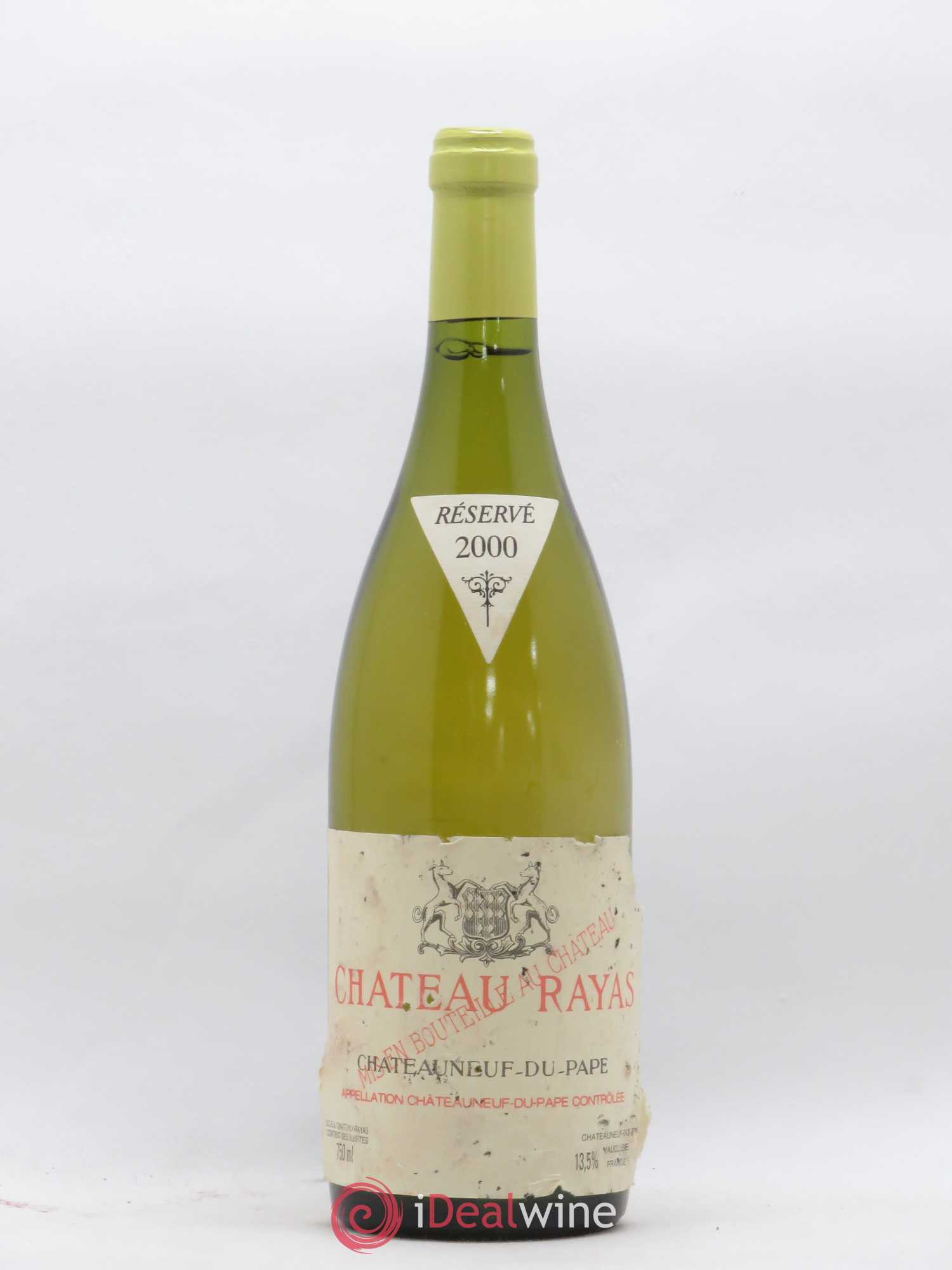 Châteauneuf-du-Pape Château Rayas Emmanuel Reynaud 2000 - Lot de 1 bouteille - 0
