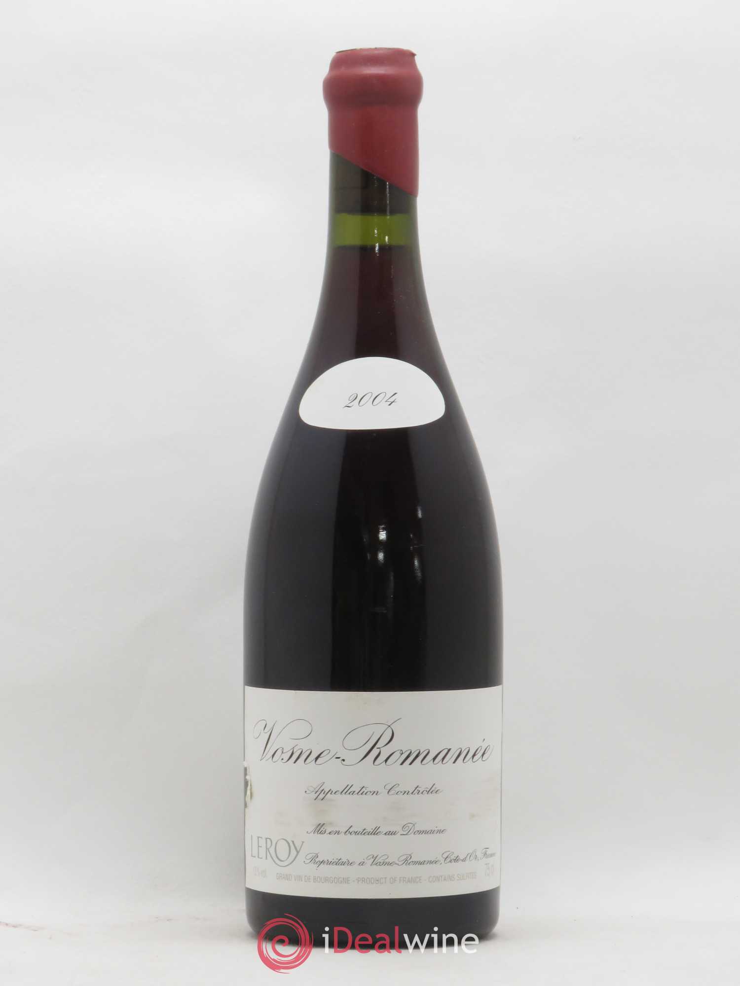Vosne-Romanée Leroy (Domaine) 2004 - Lot de 1 bouteille - 0