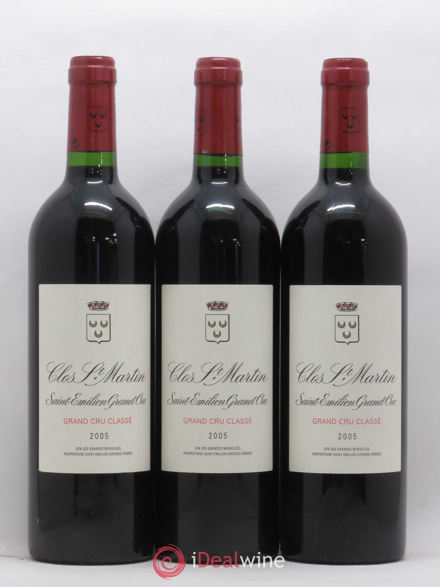 Clos Saint Martin Grand Cru Classé 2005 - Lot de 12 bouteilles - 4