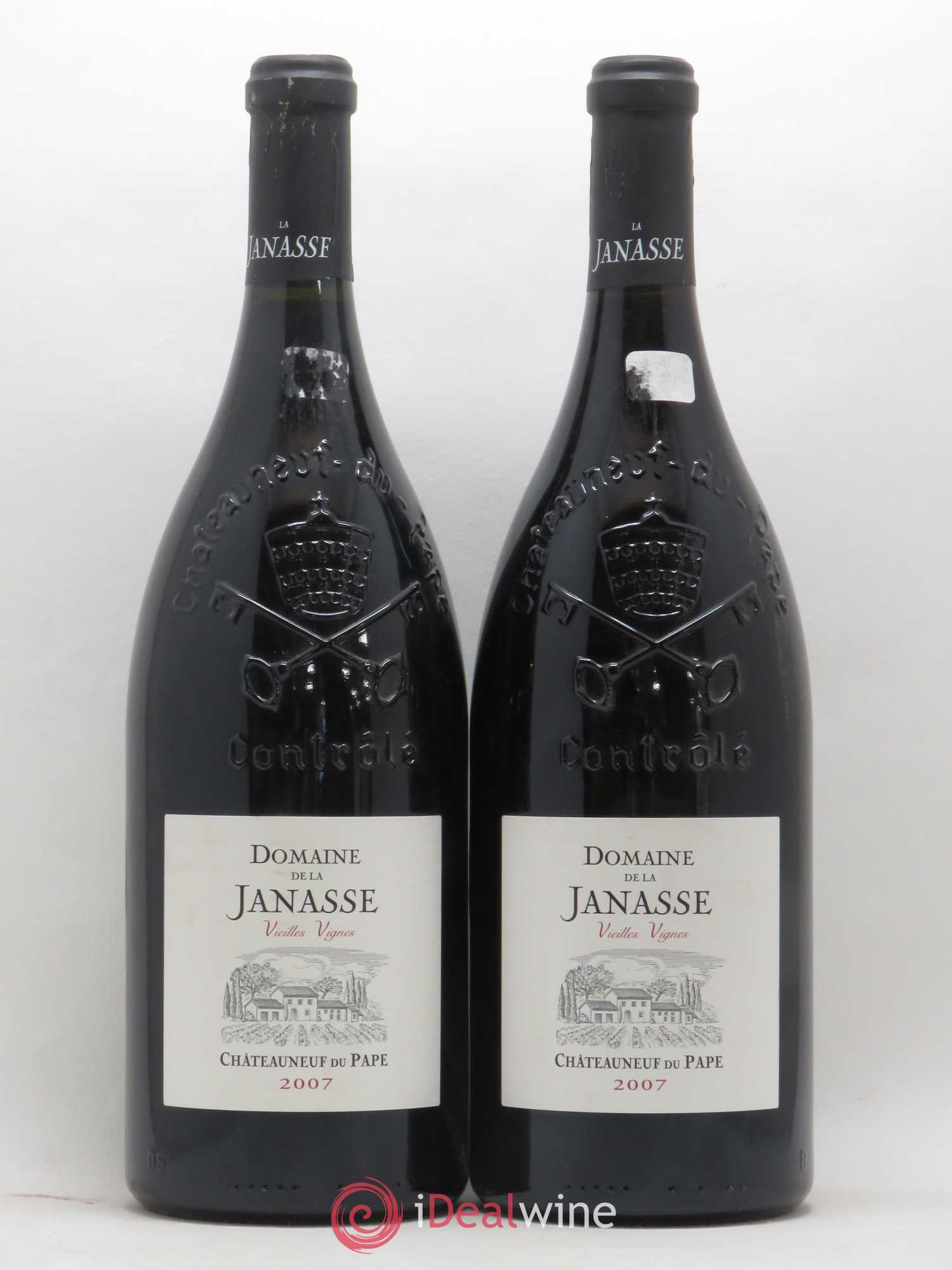 Châteauneuf-du-Pape Cuvée Vieilles Vignes La Janasse (Domaine de) 2007 - Lot de 2 magnums - 0