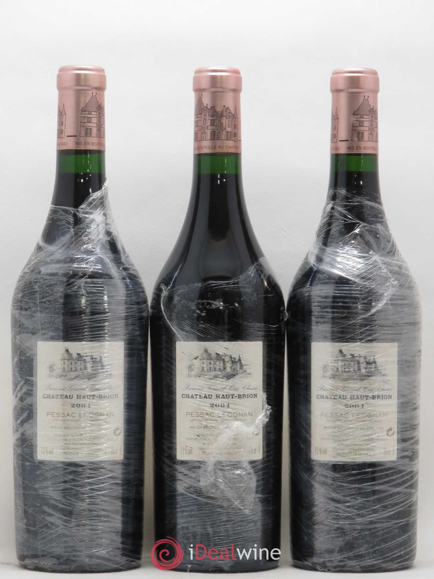 Château Haut Brion 1er Grand Cru Classé 2004 - Lot de 3 bouteilles - 1