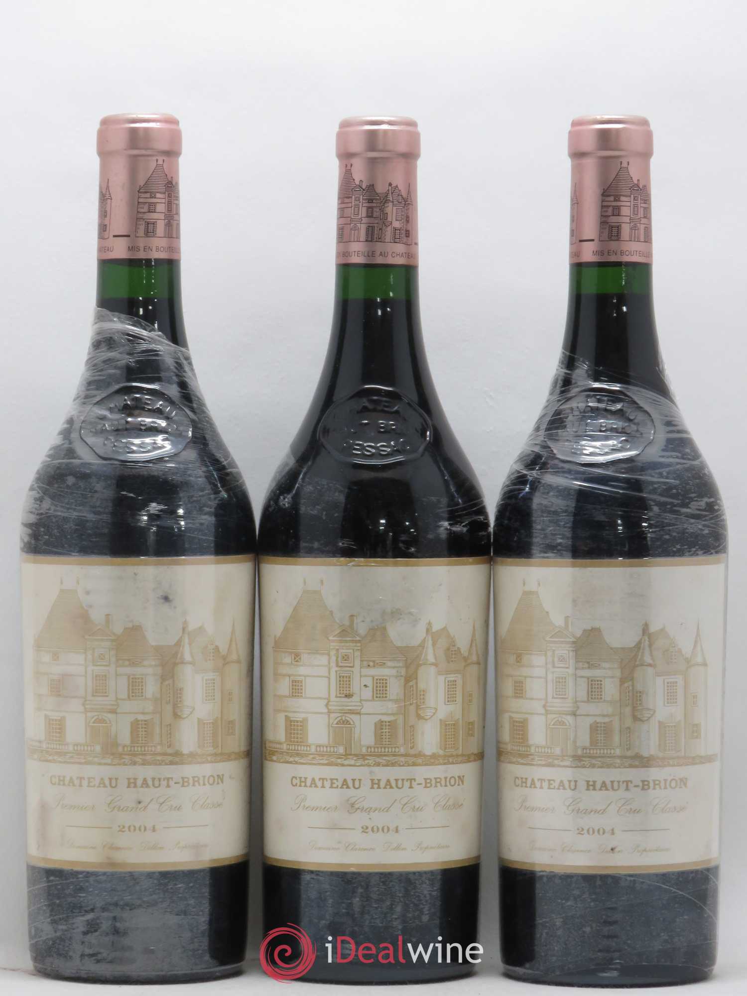 Château Haut Brion 1er Grand Cru Classé 2004 - Lot de 3 bouteilles - 0