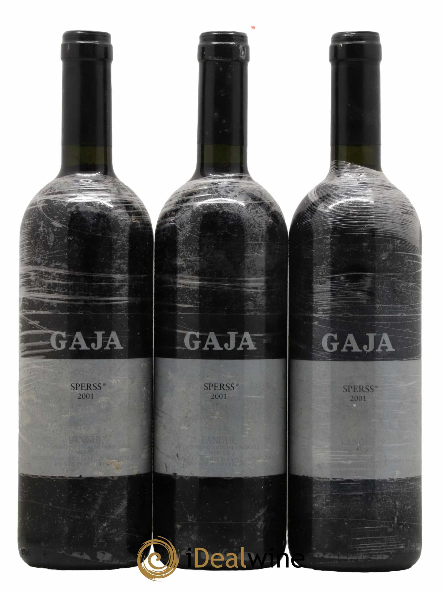 Langhe Sperss Angelo Gaja 2001 - Lot de 3 bouteilles - 0