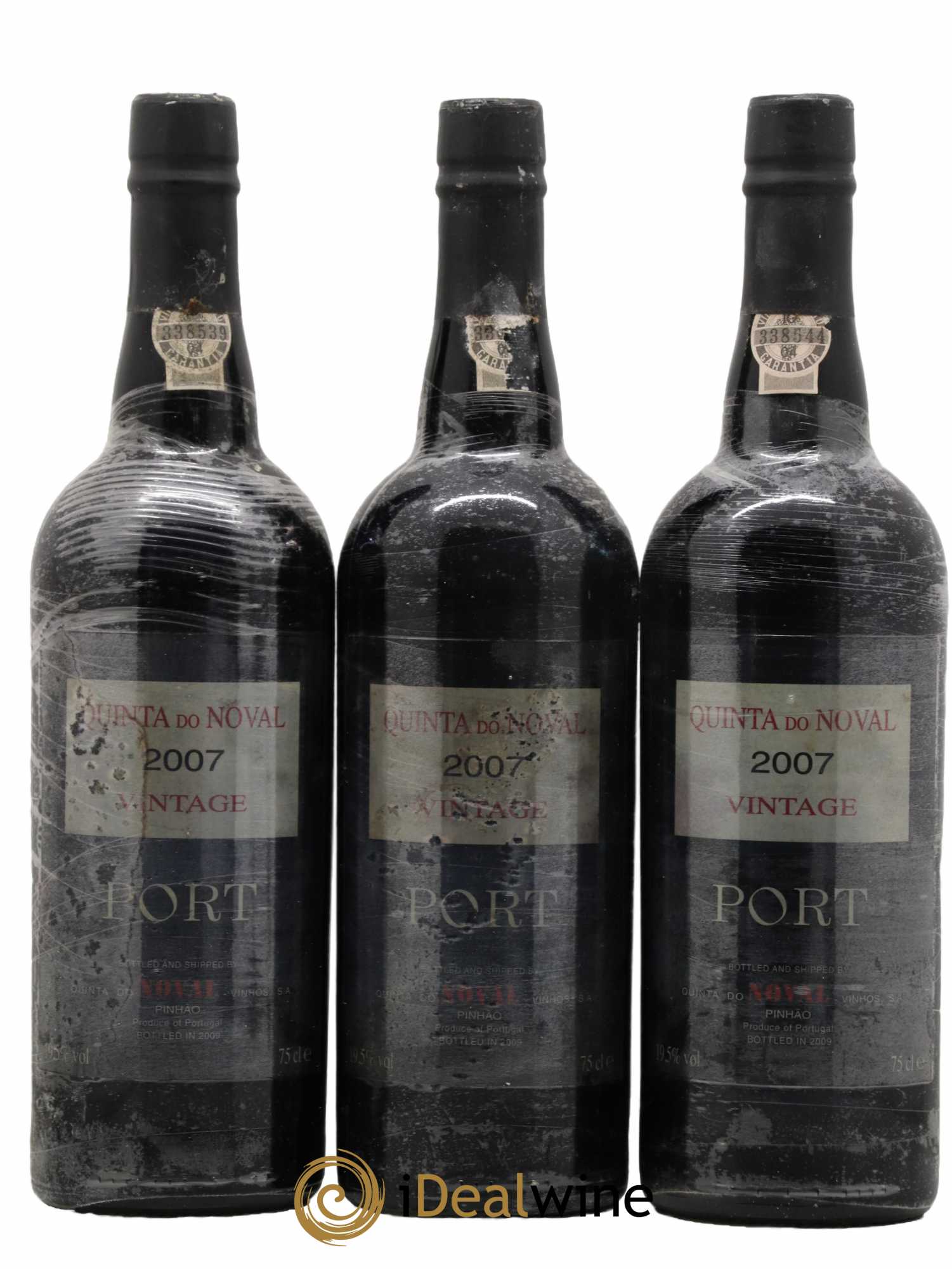 Porto Quinta Do Noval Vintage 2007 - Lot de 3 bouteilles - 0