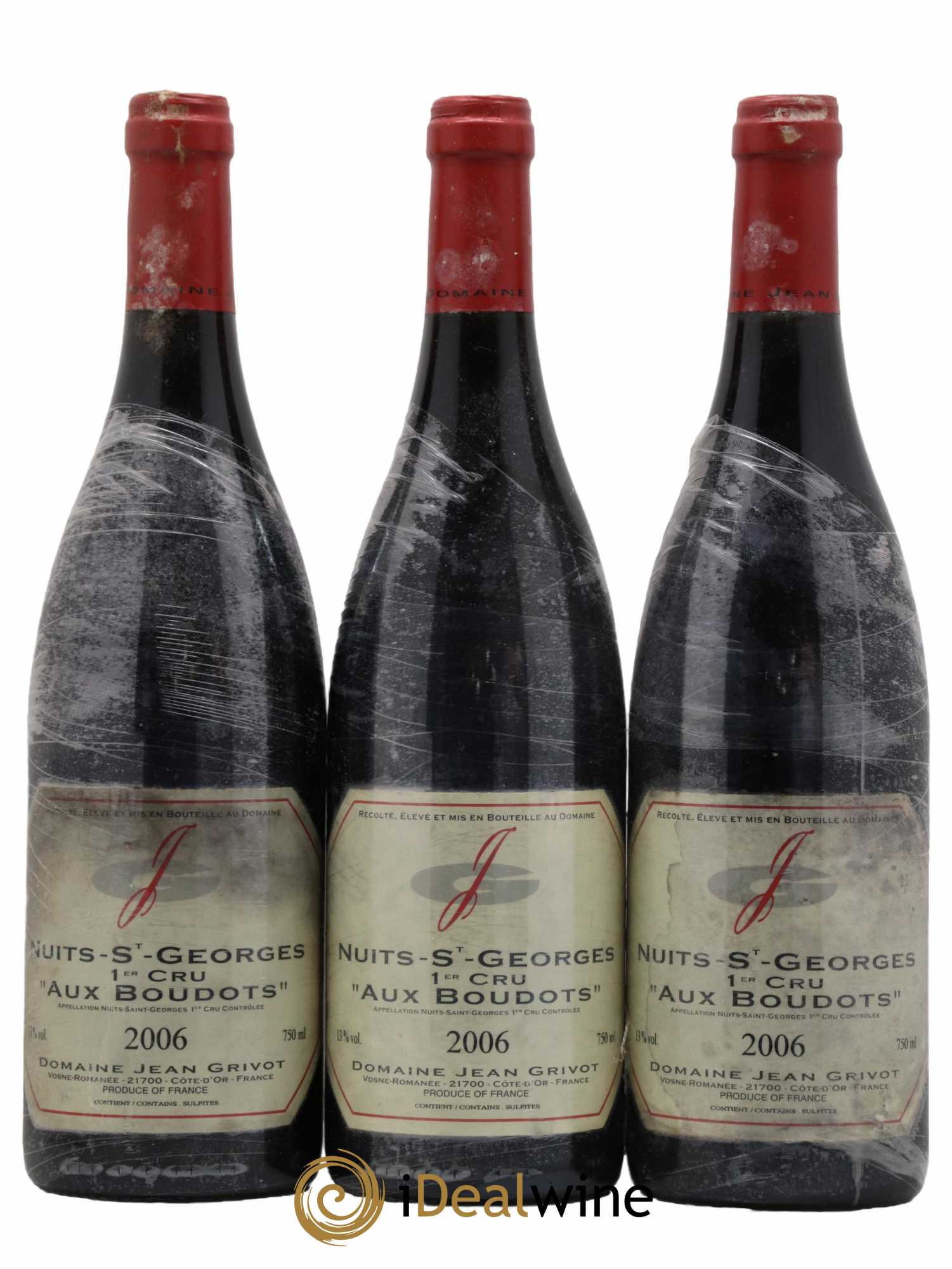 Nuits-Saint-Georges 1er Cru Aux Boudots Jean Grivot 2006 - Lot de 3 bouteilles - 0