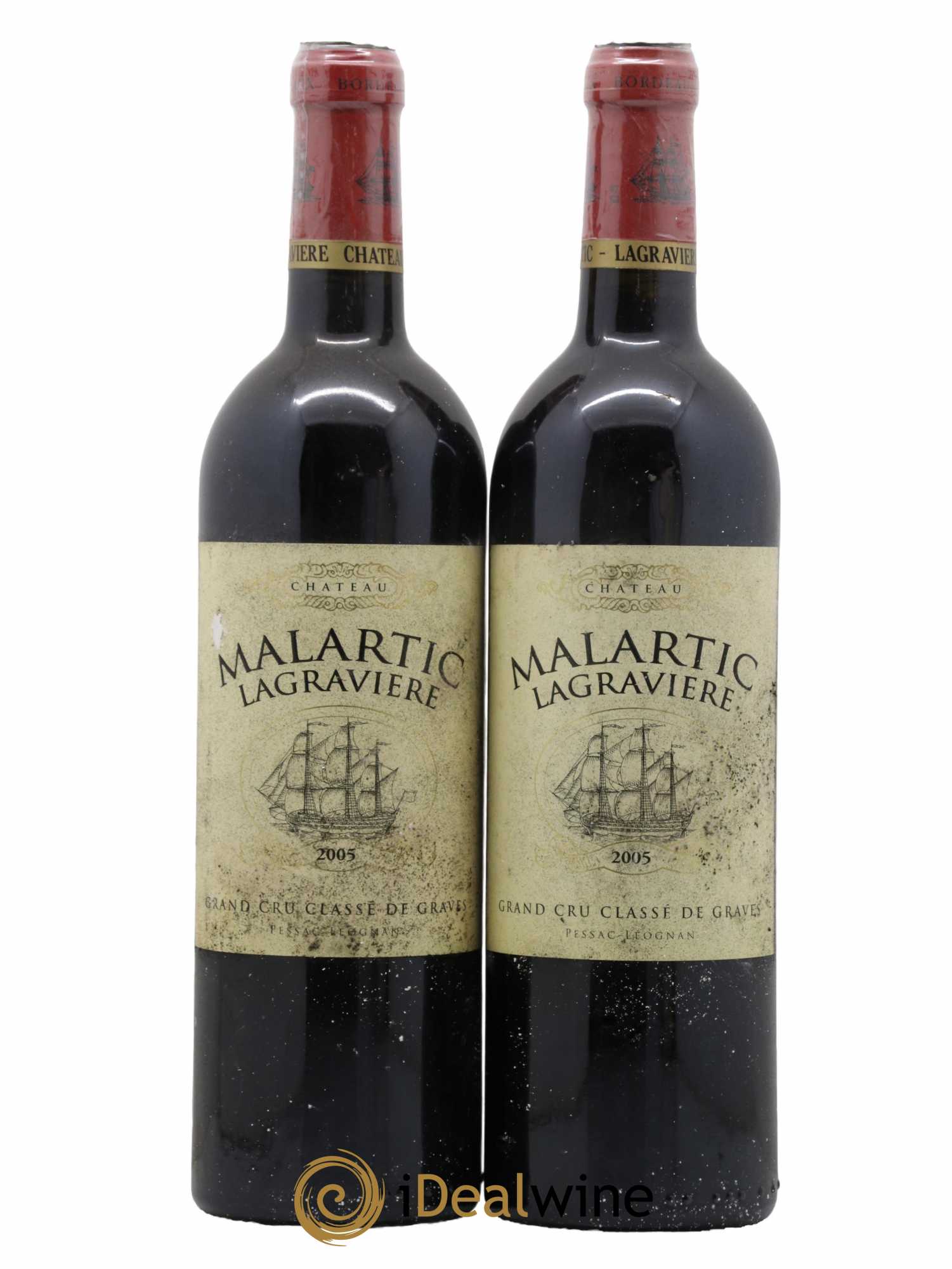 Château Malartic-Lagravière Cru Classé de Graves 2005 - Lot de 2 bouteilles - 0
