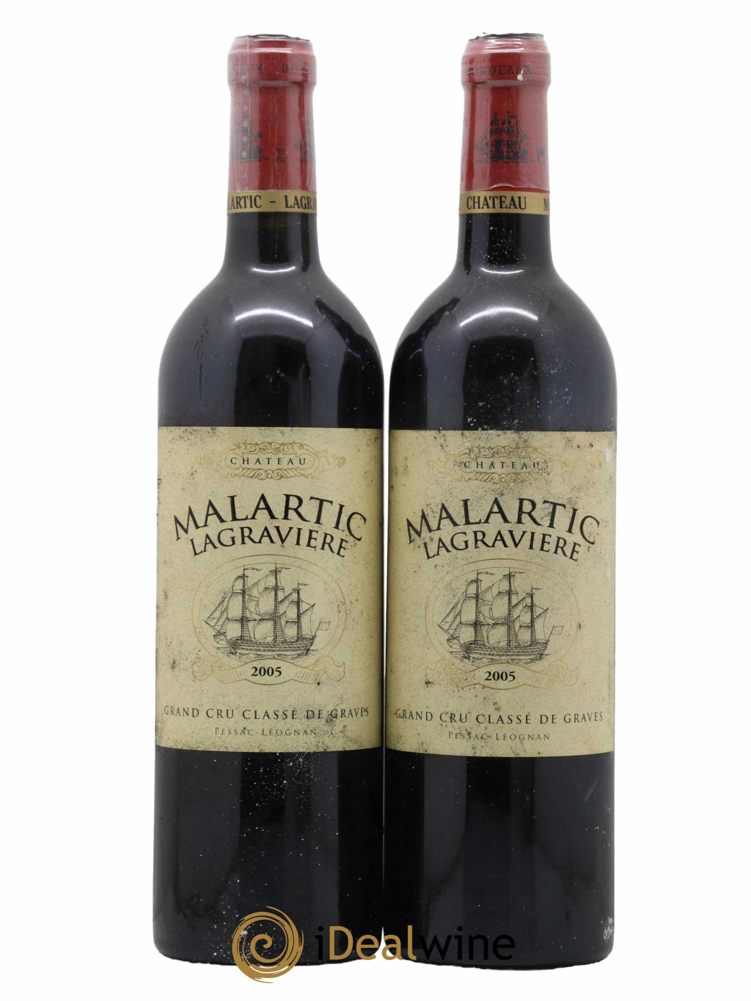 Château Malartic-Lagravière Cru Classé de Graves 2005 - Lot de 2 bouteilles - 0
