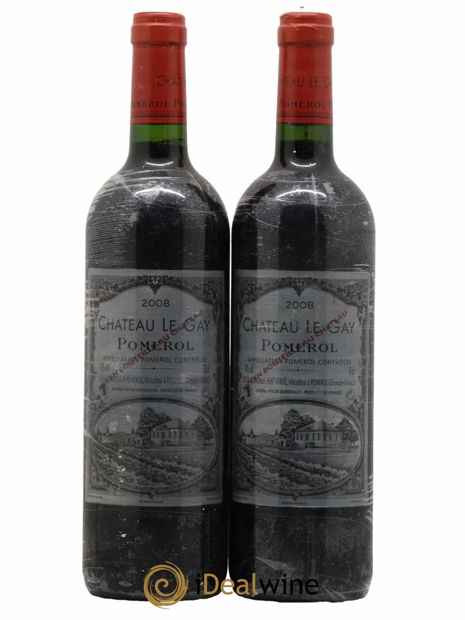 Château Le Gay 2008 - Lot de 2 bouteilles - 0