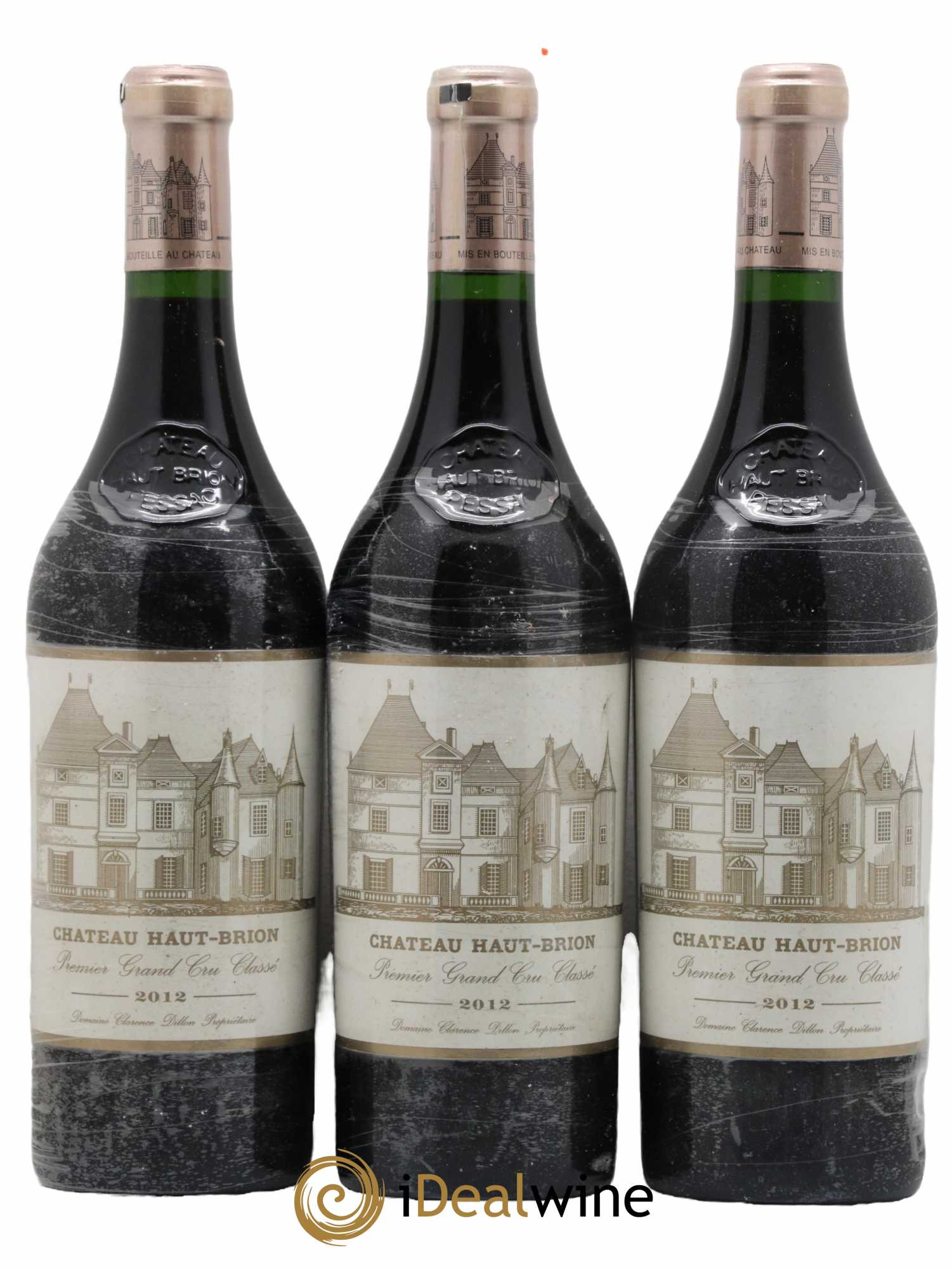 Château Haut Brion 1er Grand Cru Classé 2012 - Lot de 3 bouteilles - 0
