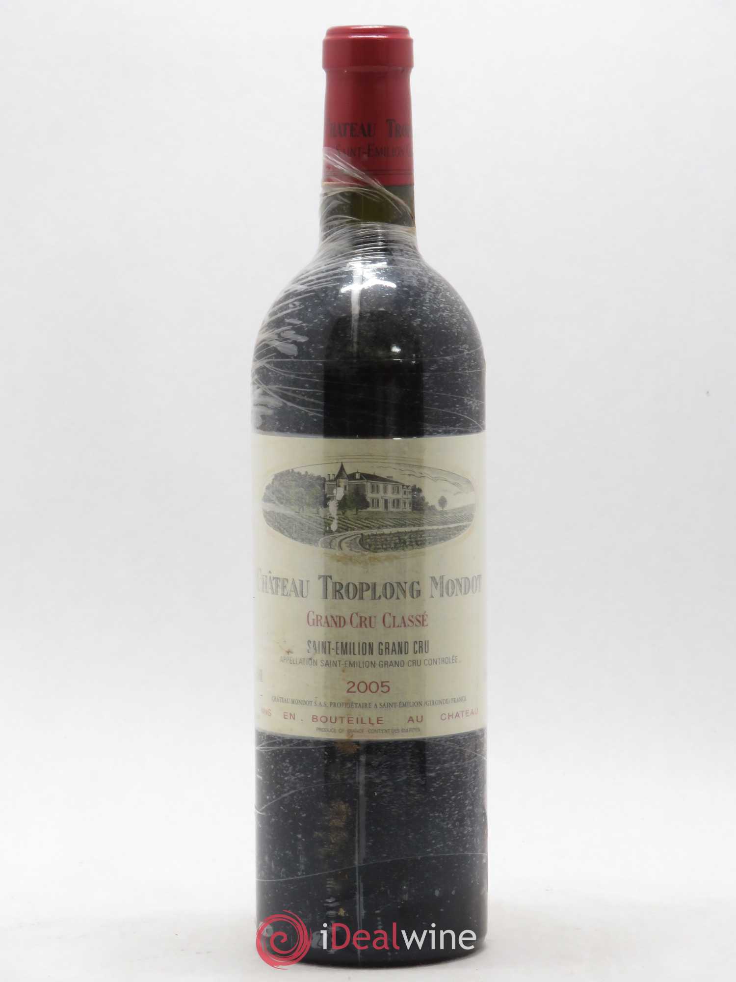Château Troplong Mondot 1er Grand Cru Classé B 2005 - Lot de 1 bouteille - 0