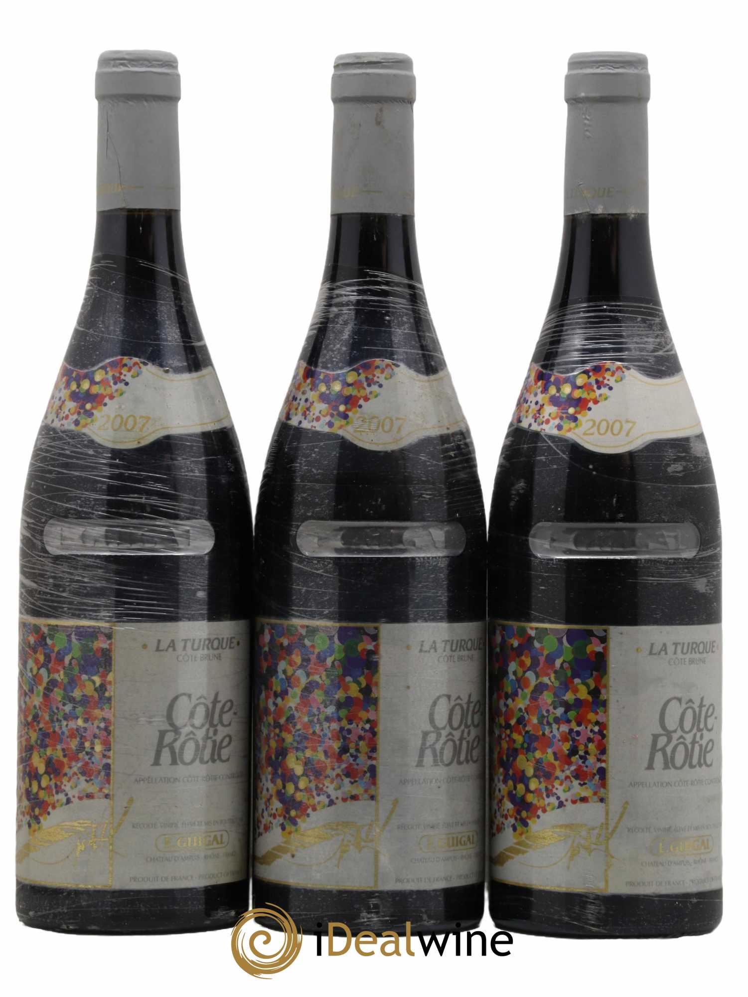 Côte-Rôtie La Turque Guigal 2007 - Lot de 3 bouteilles - 0
