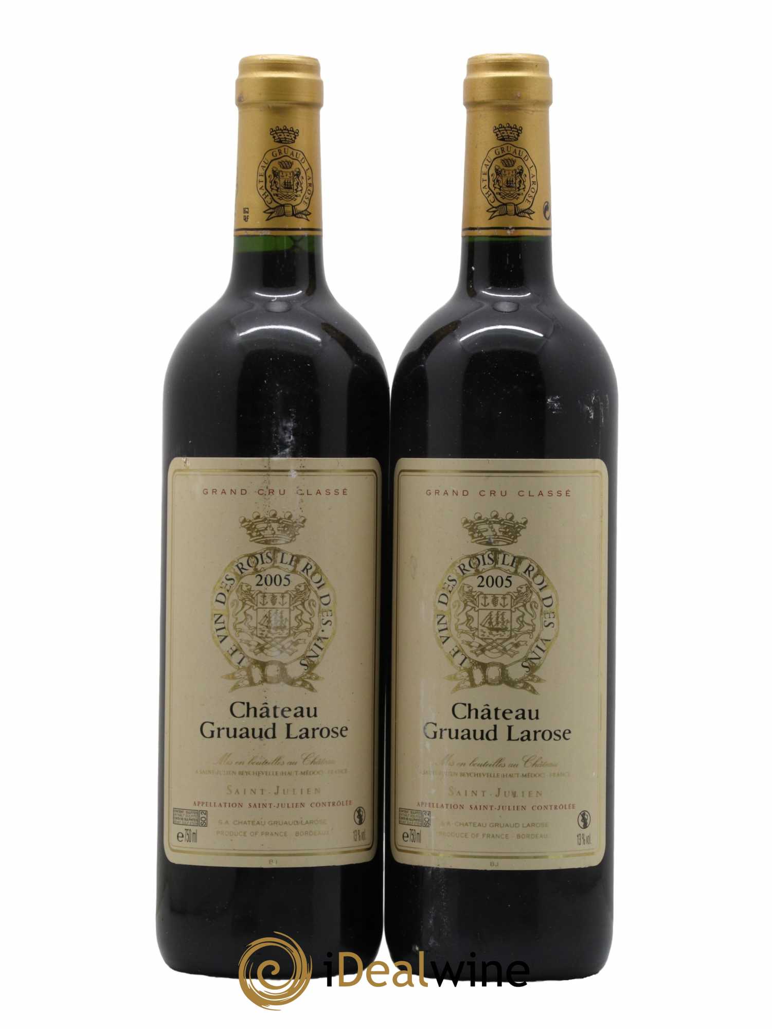 Château Gruaud Larose 2ème Grand Cru Classé 2005 - Lot de 2 bouteilles - 0