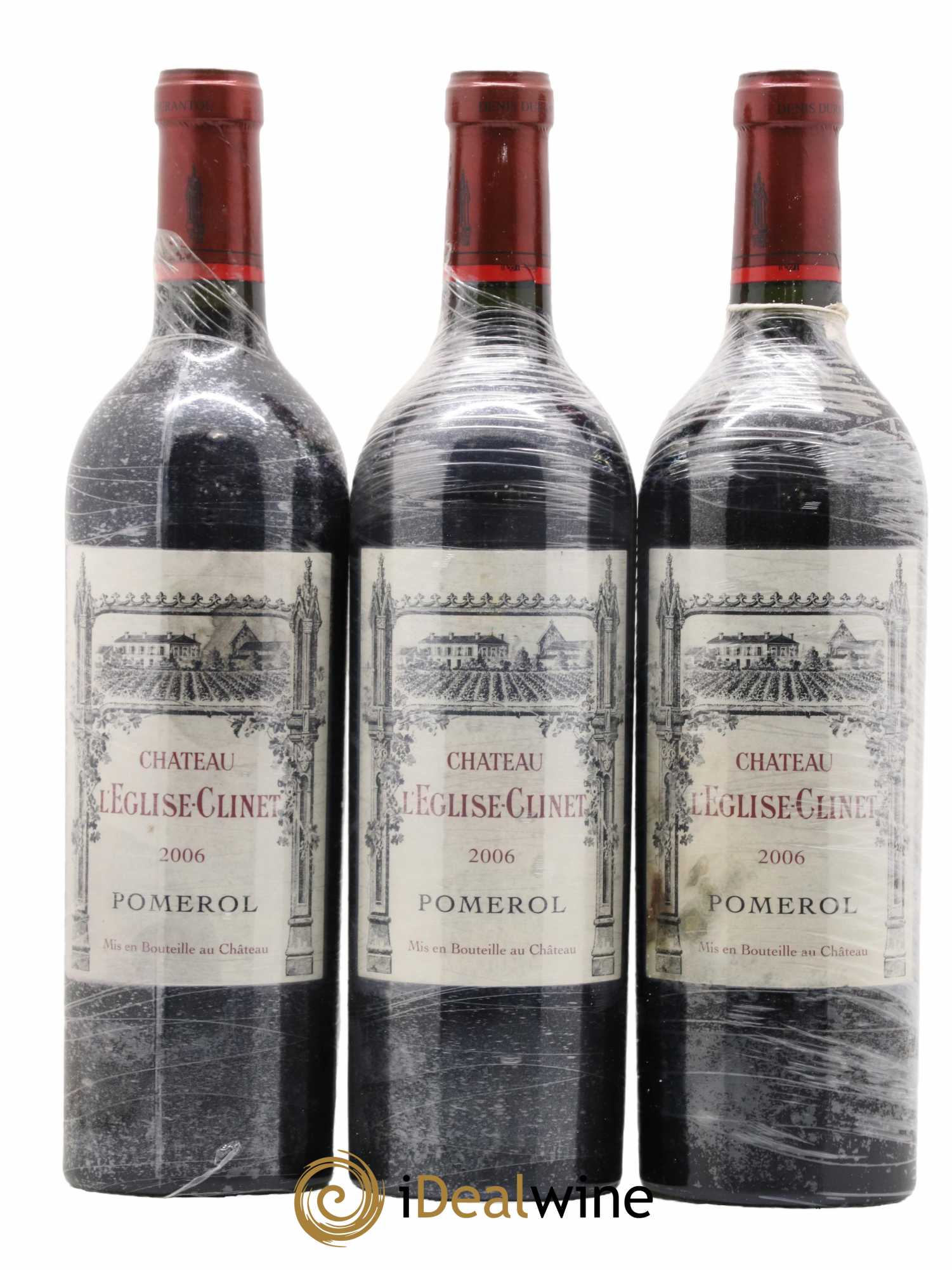Château l' Église Clinet 2006 - Lot de 3 bouteilles - 0