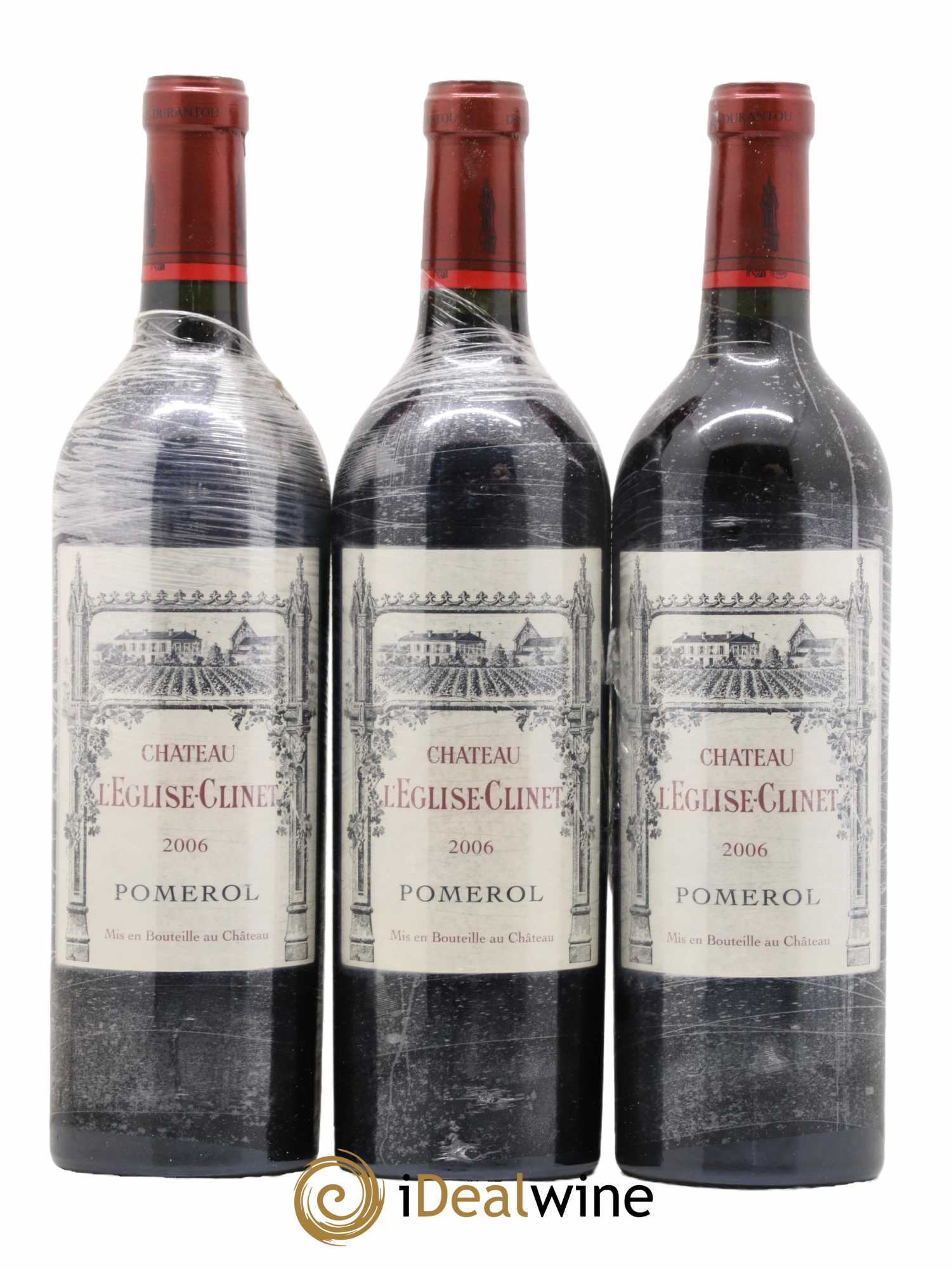 Château l' Église Clinet 2006 - Lot de 3 bouteilles - 0