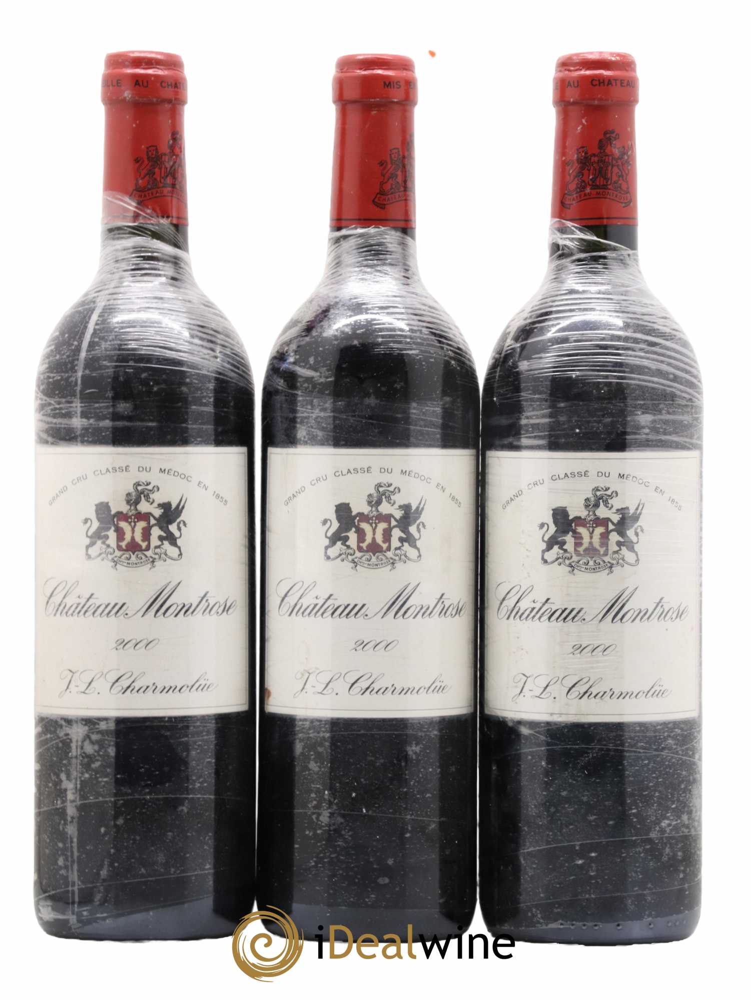 Château Montrose 2ème Grand Cru Classé 2000 - Lot de 3 bouteilles - 0