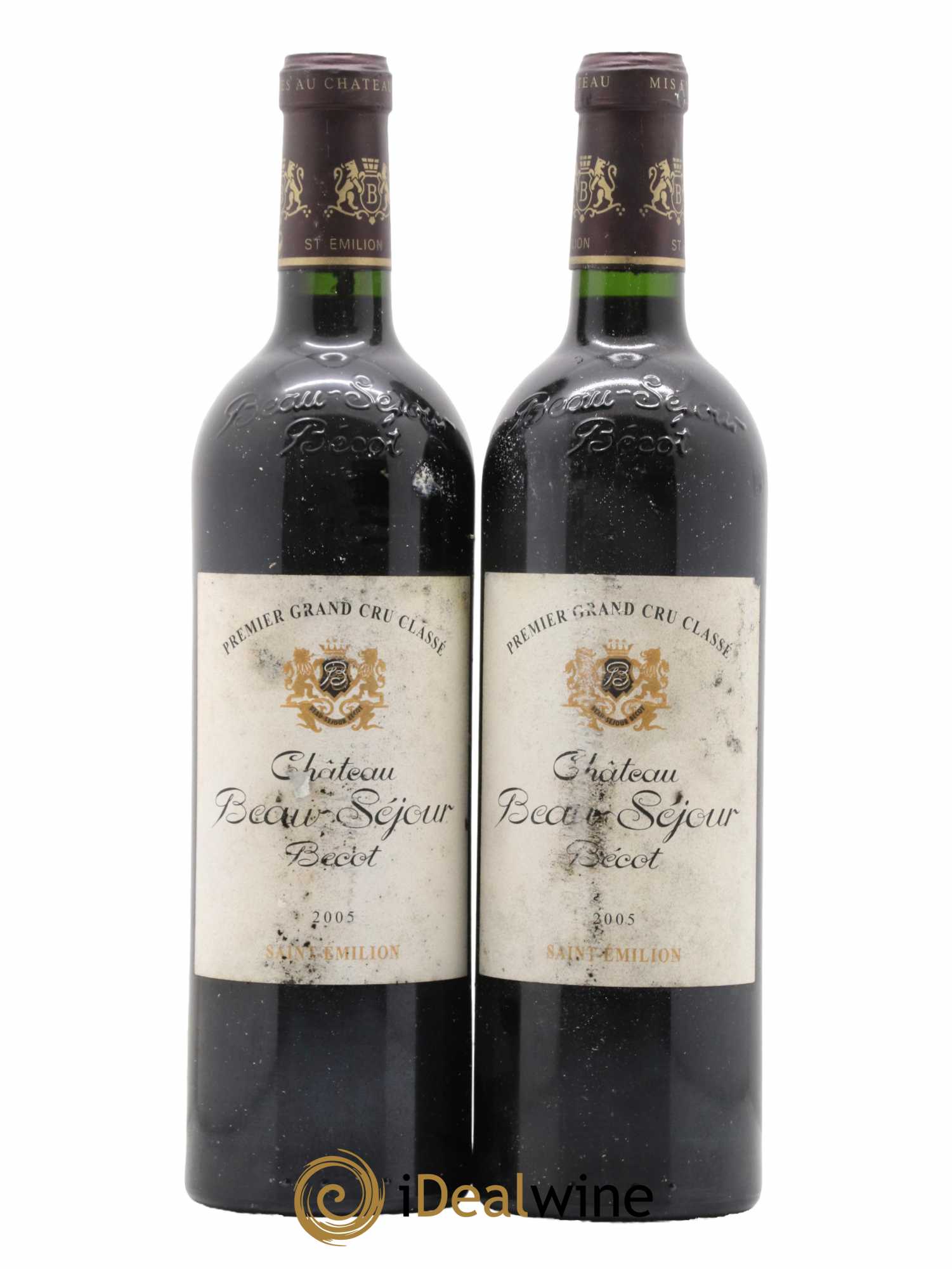 Château Beau-Séjour Bécot 1er Grand Cru Classé B 2005 - Lot de 2 bouteilles - 0