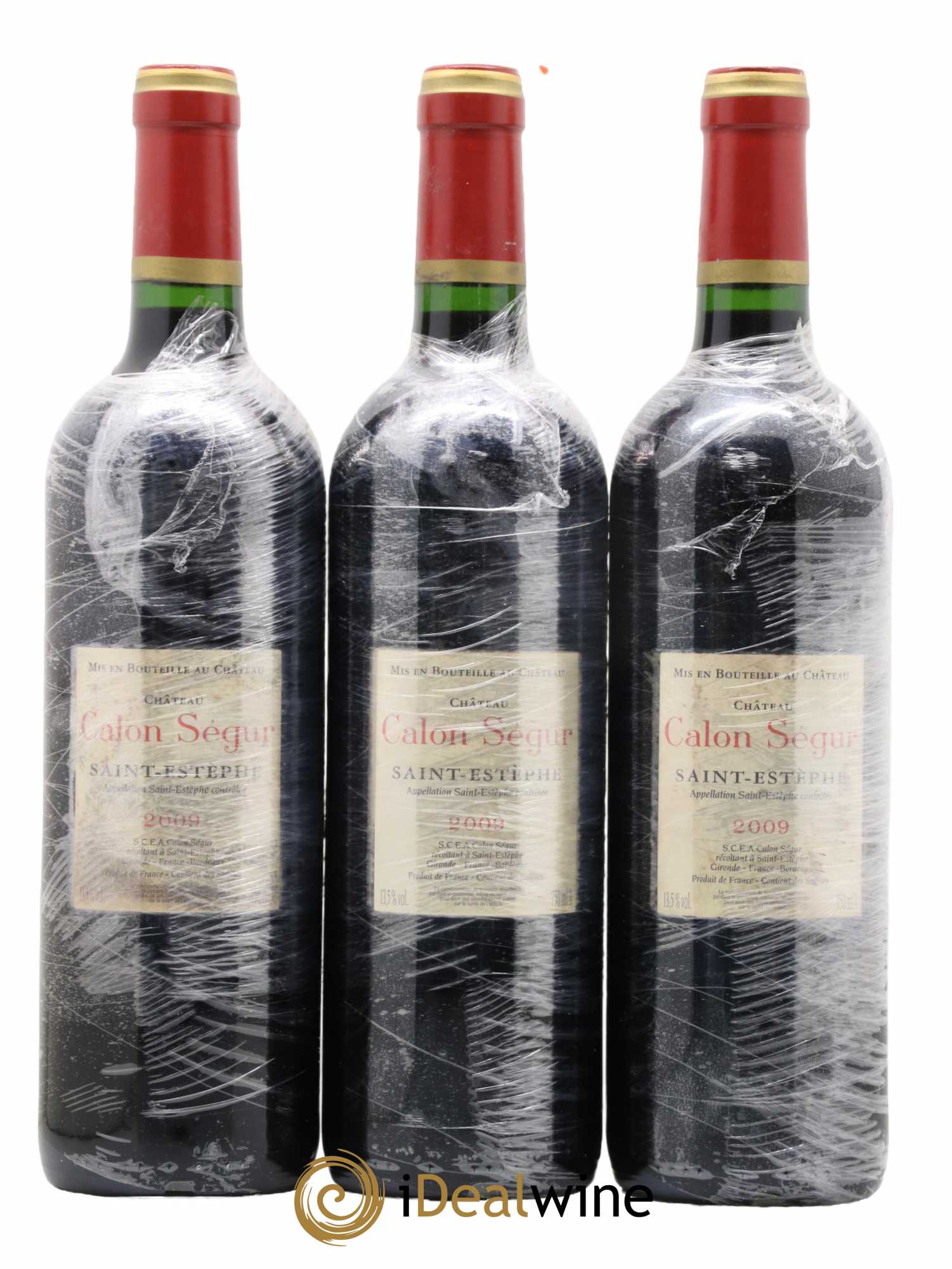 Château Calon Ségur 3ème Grand Cru Classé 2009 - Lot de 3 bouteilles - 1
