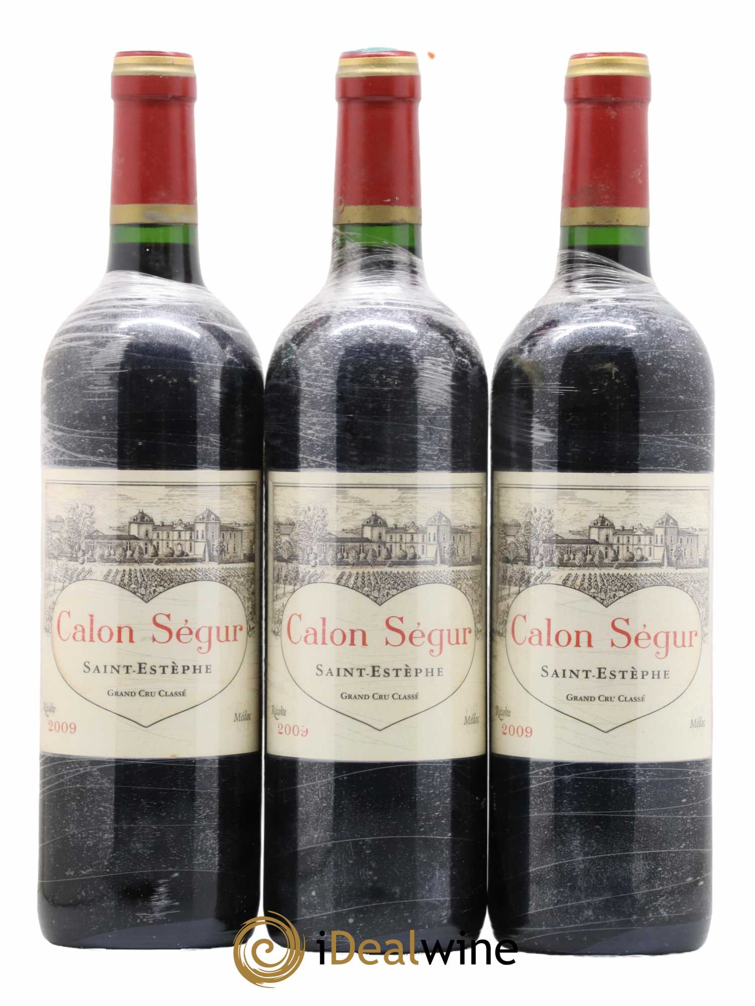 Château Calon Ségur 3ème Grand Cru Classé 2009 - Lot de 3 bouteilles - 0