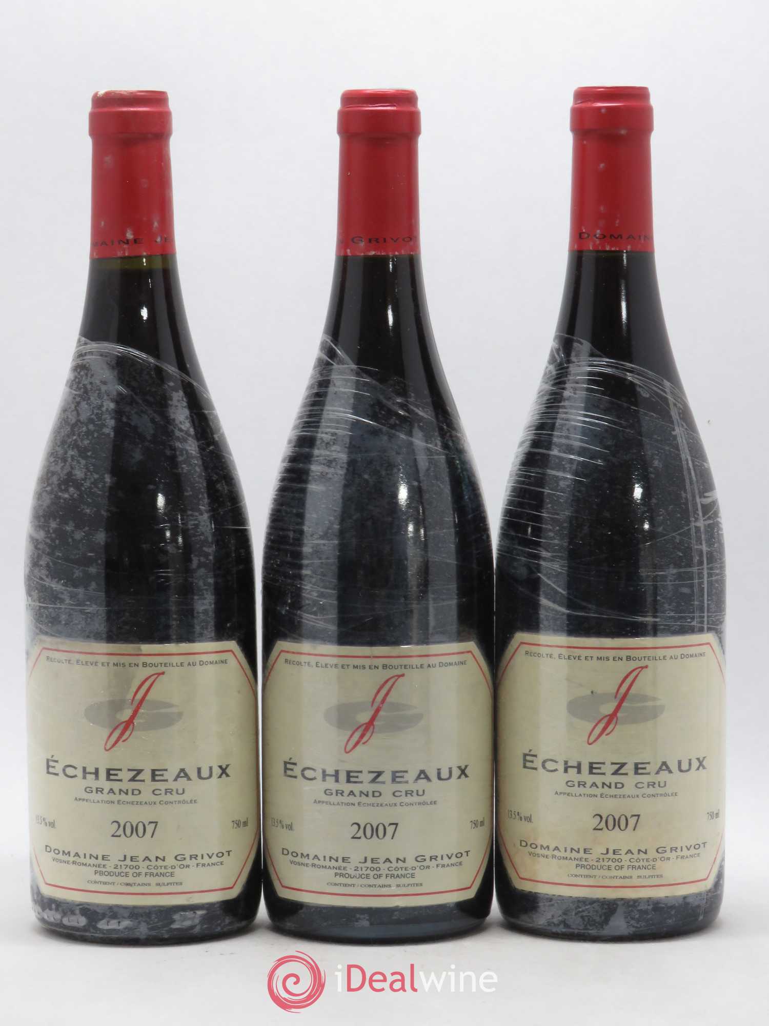 Echezeaux Grand Cru Jean Grivot 2007 - Lot de 3 bouteilles - 0