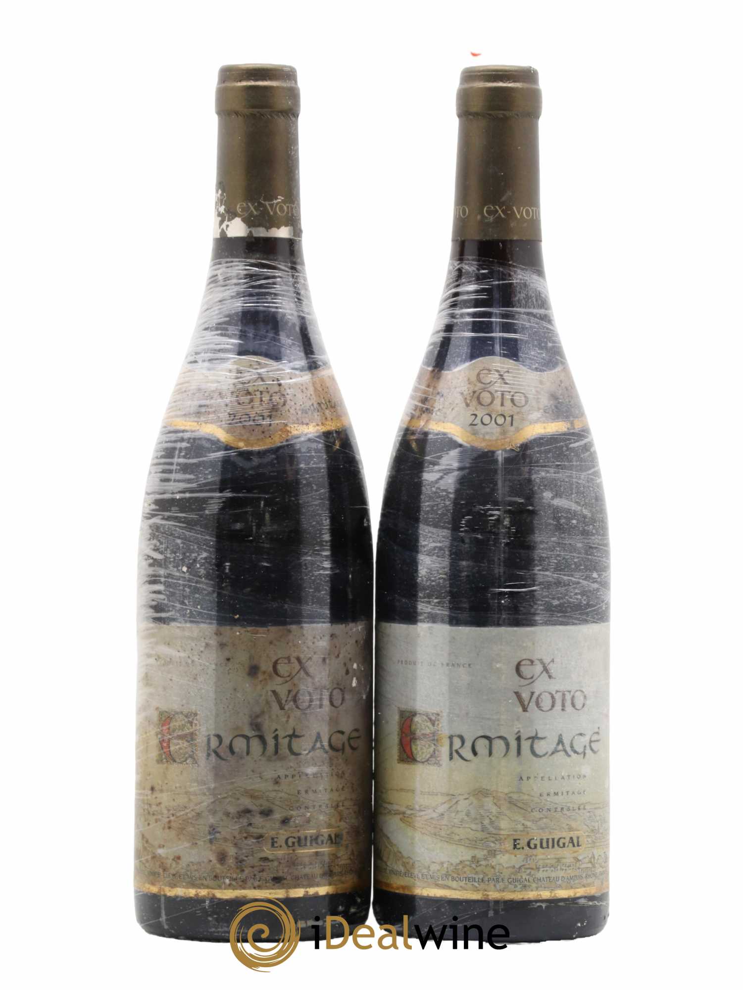 Ermitage Ex Voto Guigal 2001 - Lot de 2 bouteilles - 0