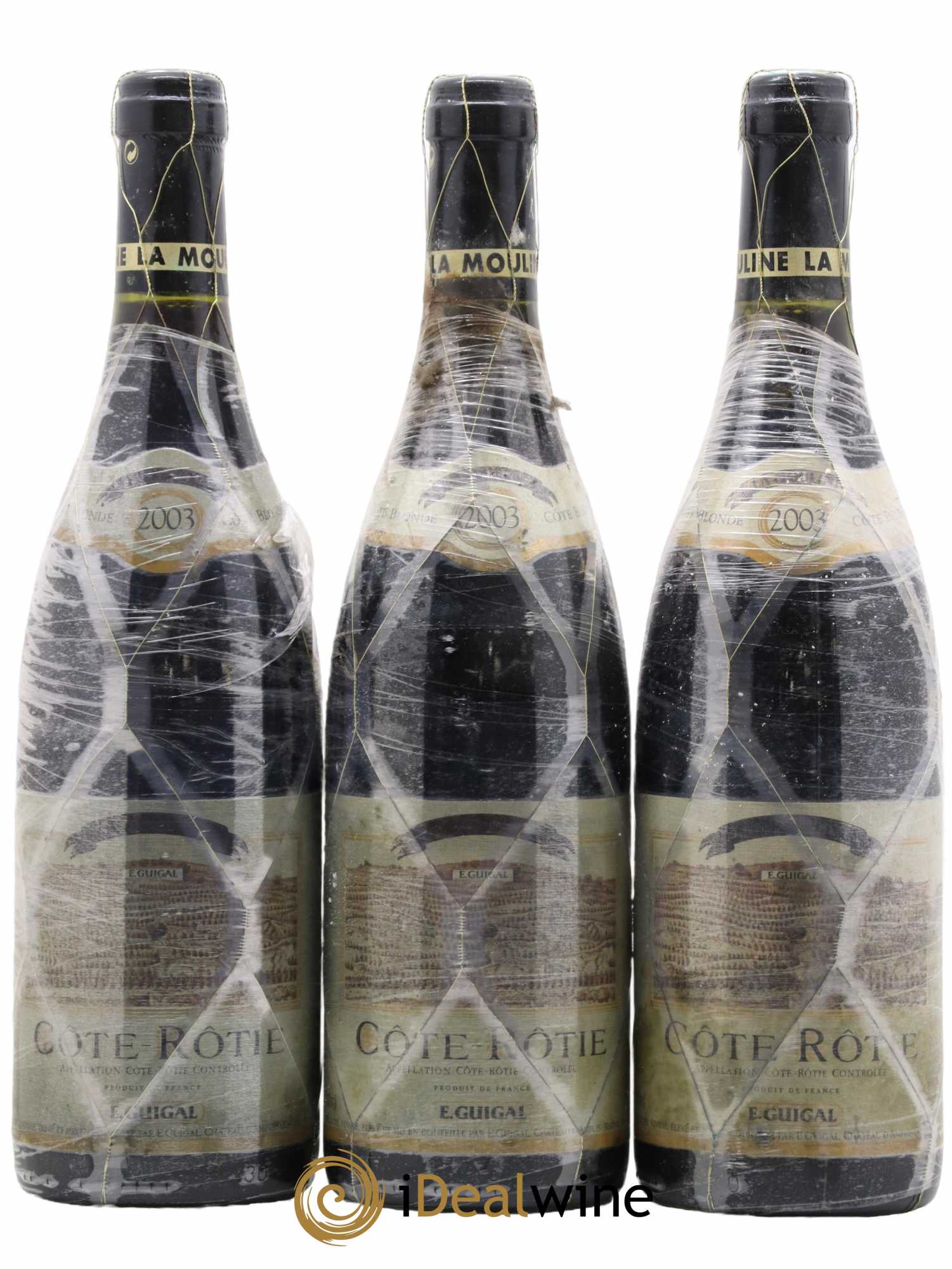 Côte-Rôtie La Mouline Guigal 2003 - Lot de 3 bouteilles - 0