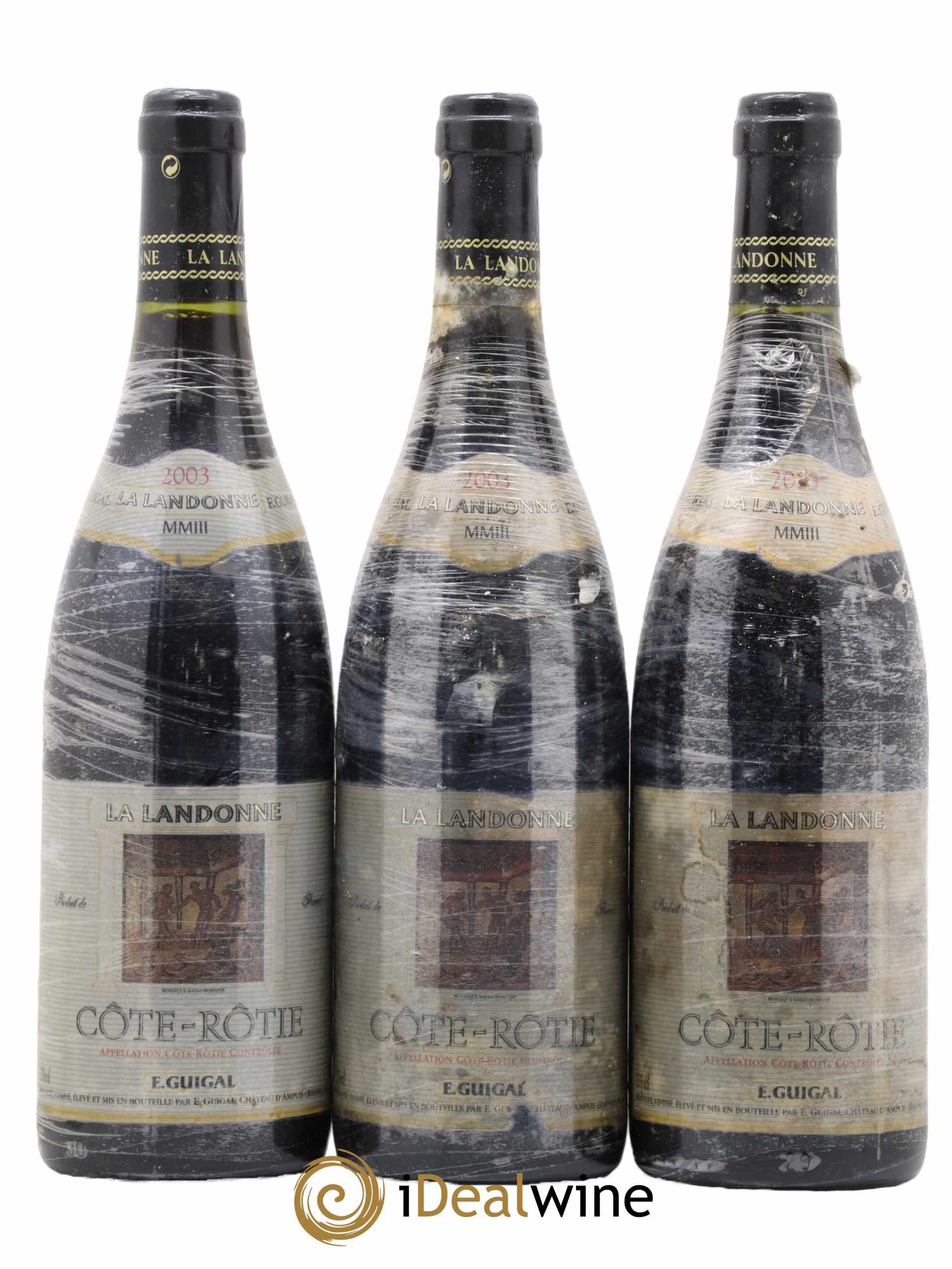 Côte-Rôtie La Landonne Guigal 2003 - Lot de 3 bouteilles - 0