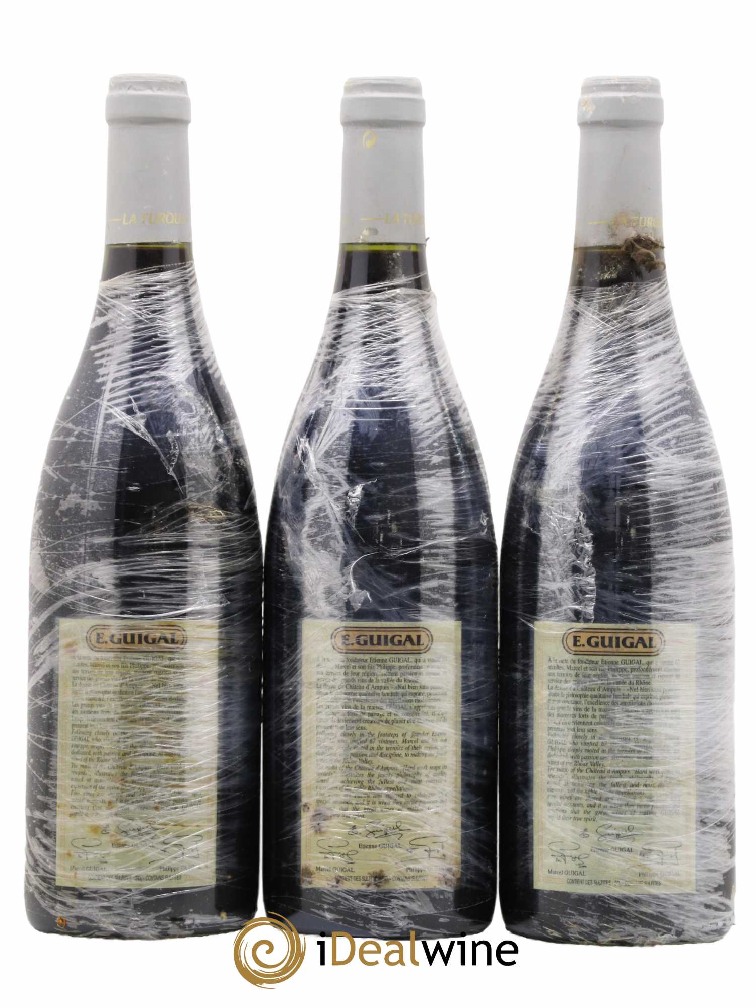 Côte-Rôtie La Turque Guigal 2003 - Lot de 3 bouteilles - 1